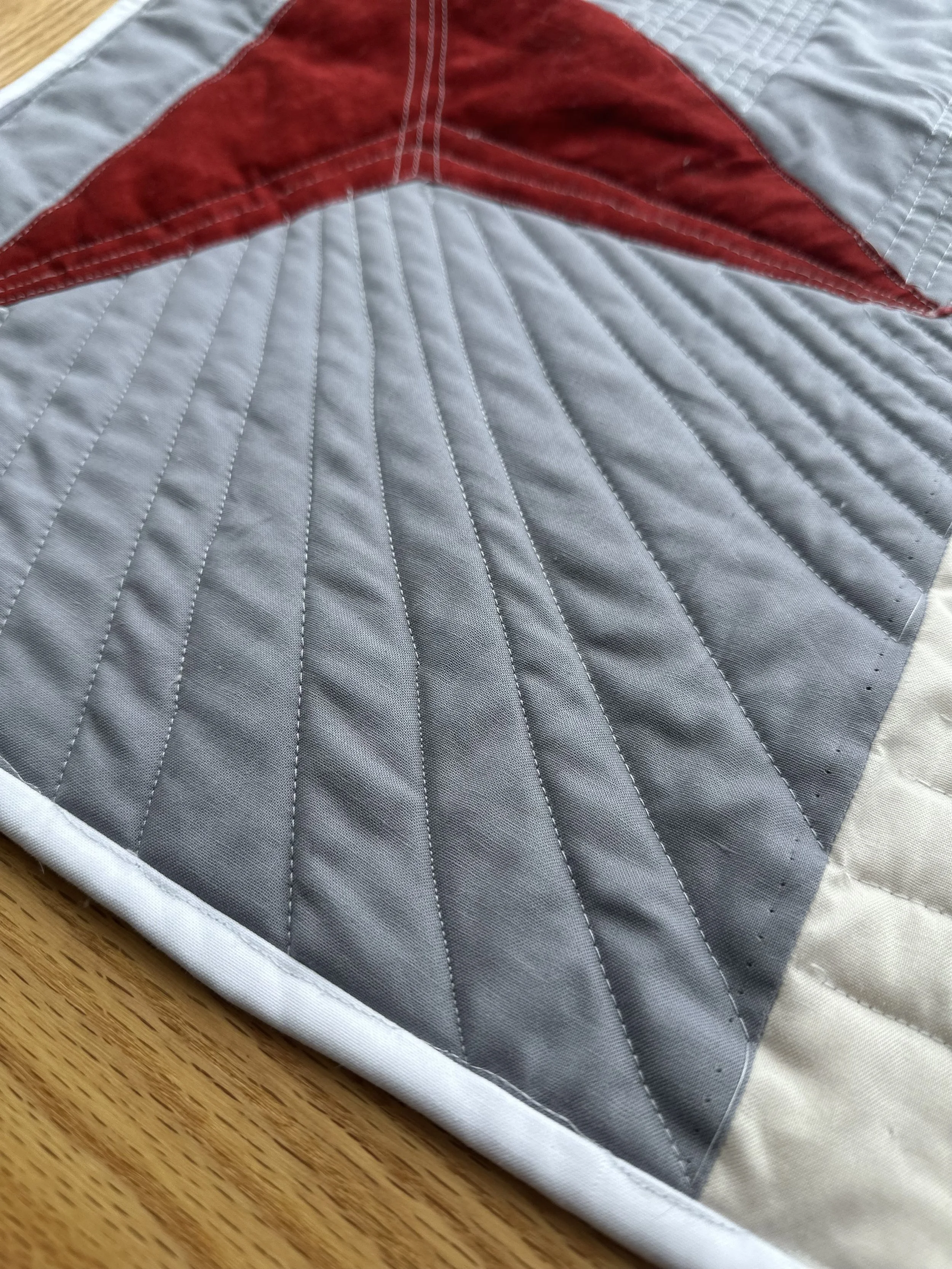 Appliqué and quilting 