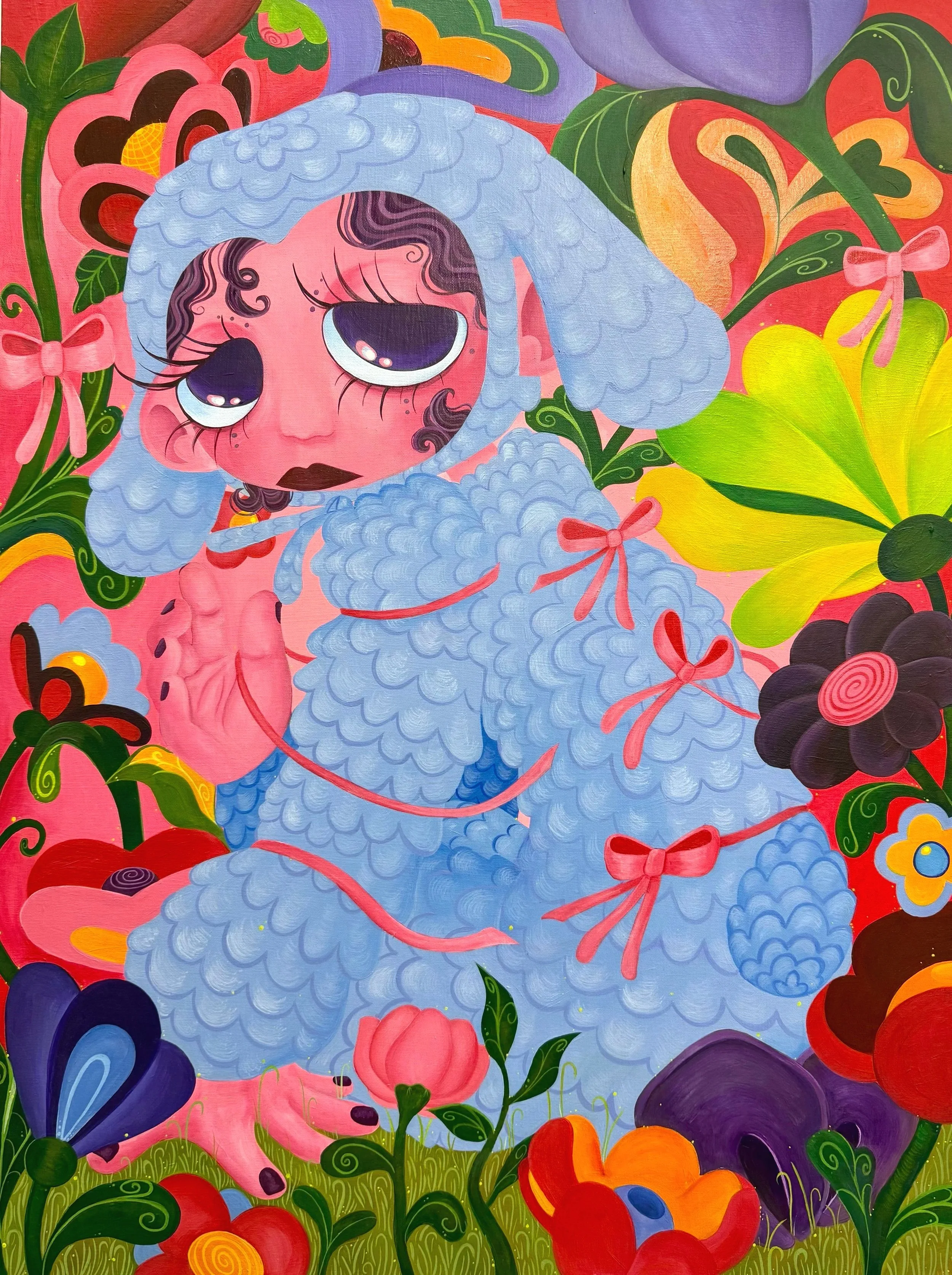 Cut Your Ties
30"x40"
Acrylic on canvas