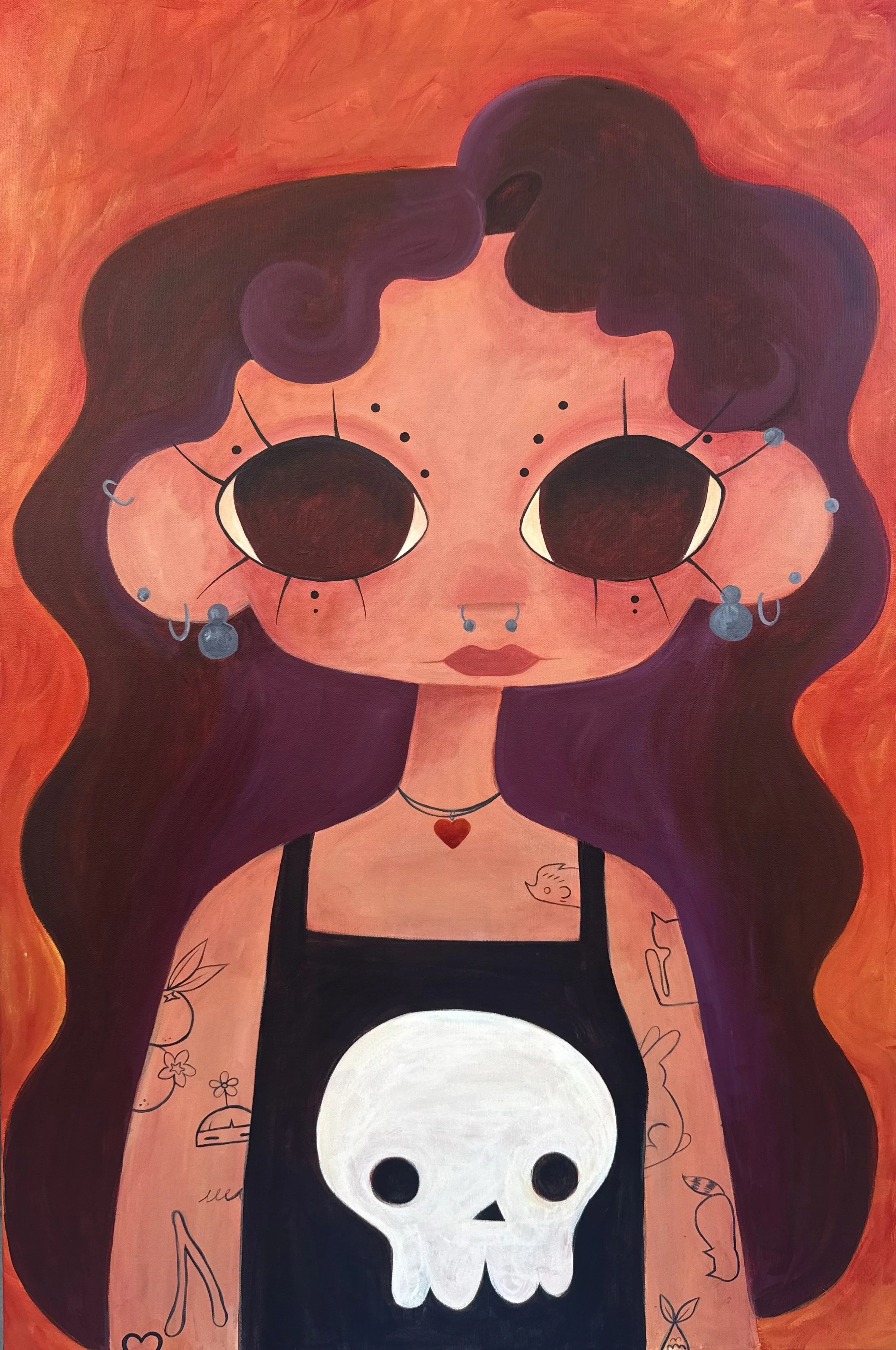 You Don't Look Different, But You Have Changed
24"x36"
Acrylic on canvas