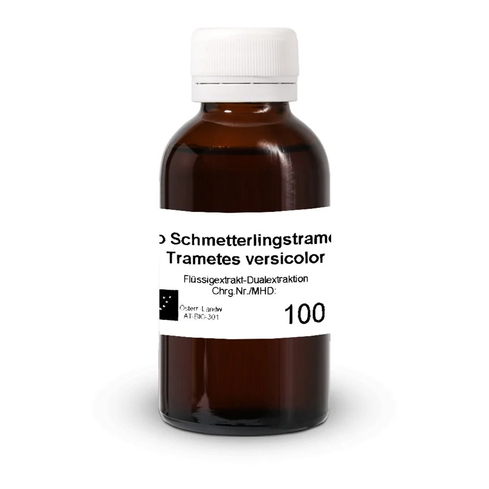 Bio Schmetterlingstramete - Trametes versicolor - Flüssigextrakt 100ml