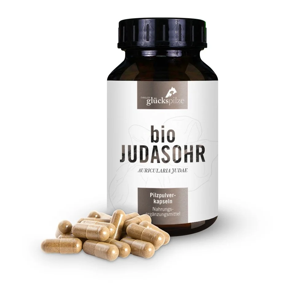 Bio-Judasohr - Auricularia judae - Pilzpulverkapseln 120 Stk.