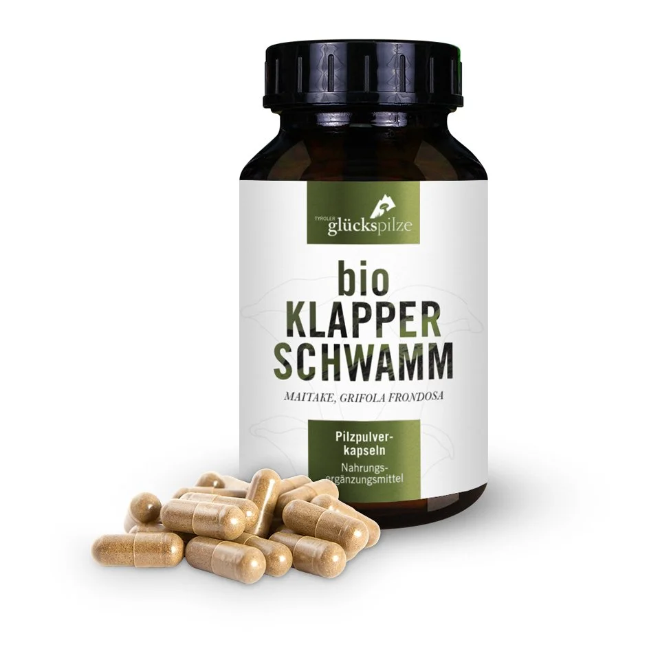 Bio-Klapperschwamm - Grifola frodosa - Pilzpulverkapseln 120 Stk.