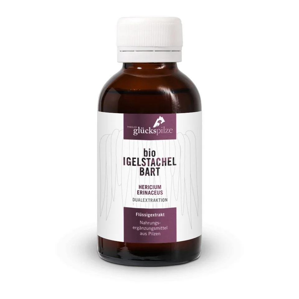 Bio Igelstachelbart - Hericium Erinaceus - Flüssigextrakt 100ml - (30% Polysaccharide)