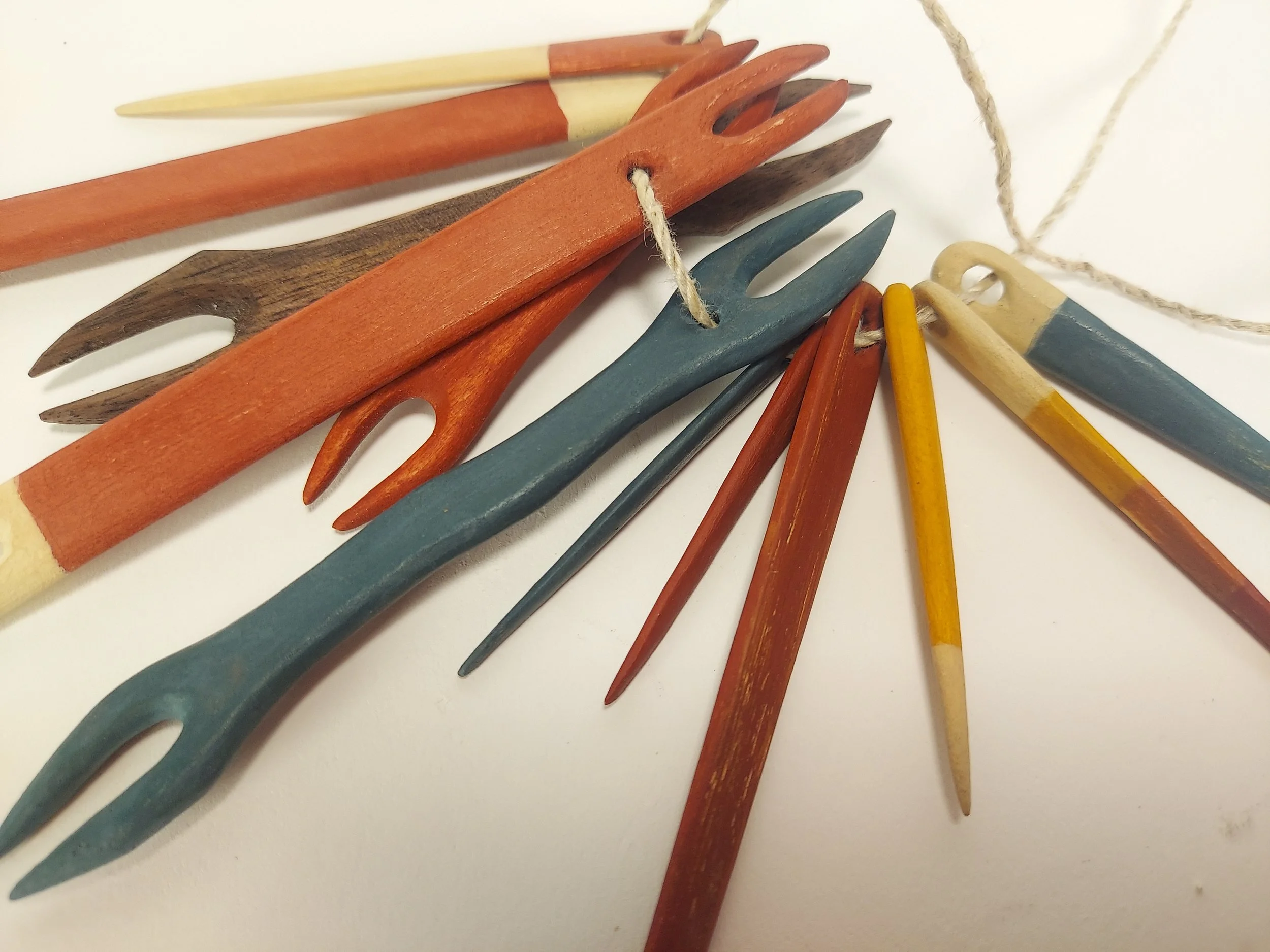 netting tools and nalbinding needles