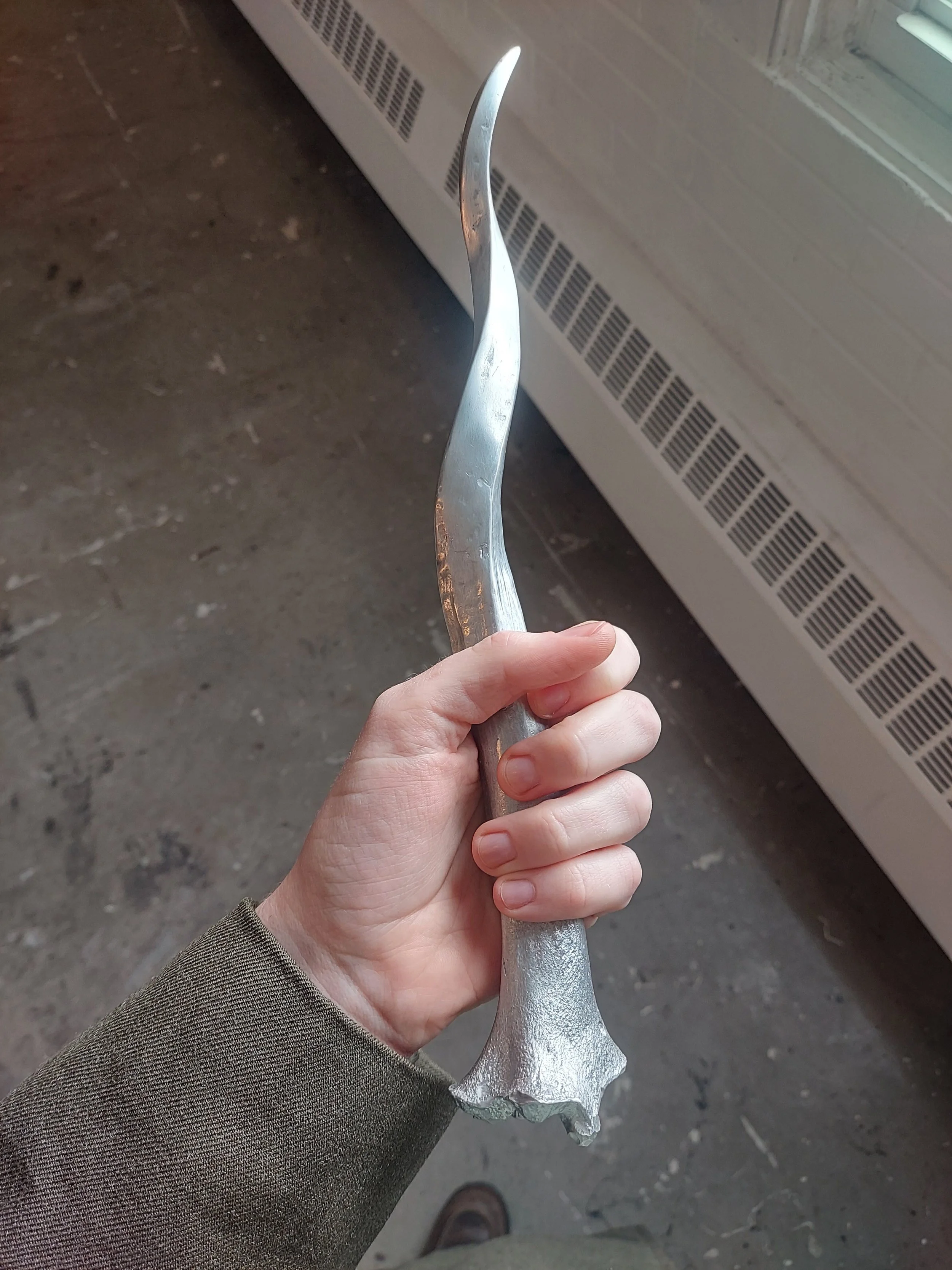 Spiral Fid, aluminum