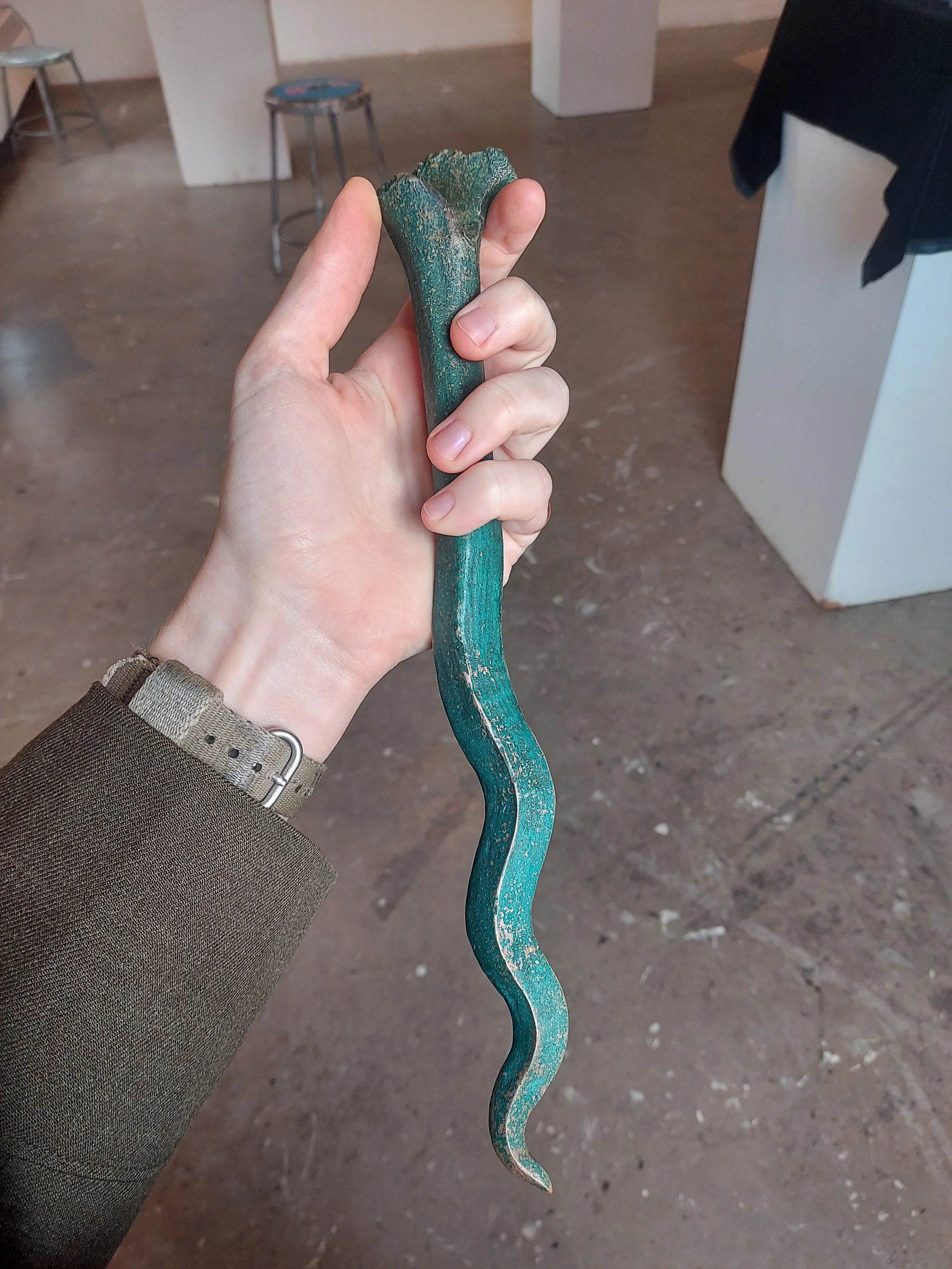 Wiggly Dibbler, bronze