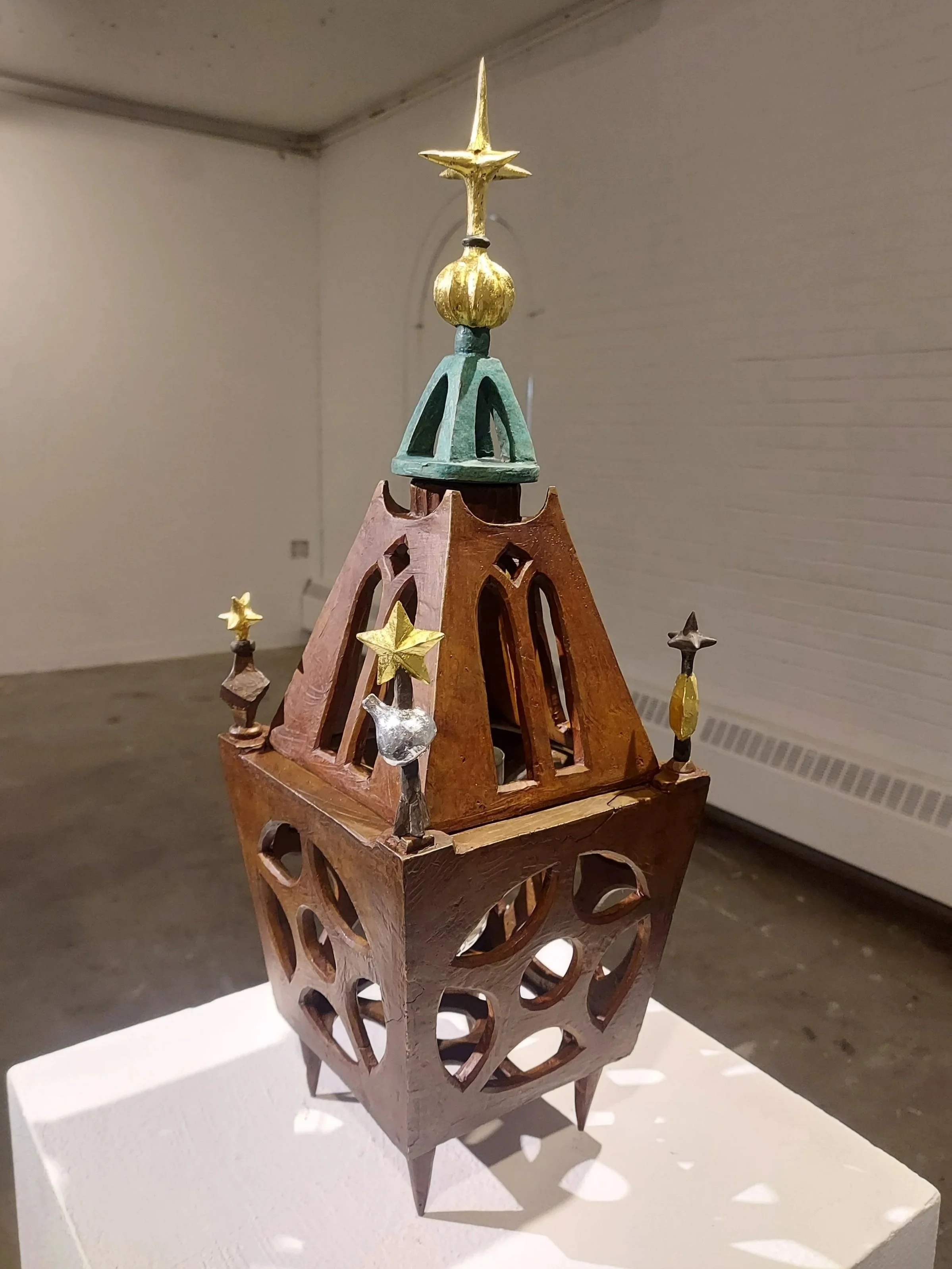 Reliquary, cast bronze