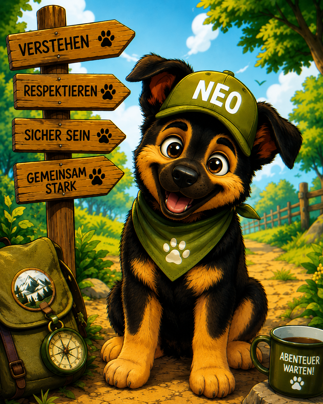 Hallo, ich bin Neo!-Willkommen in meiner Hundewelt.