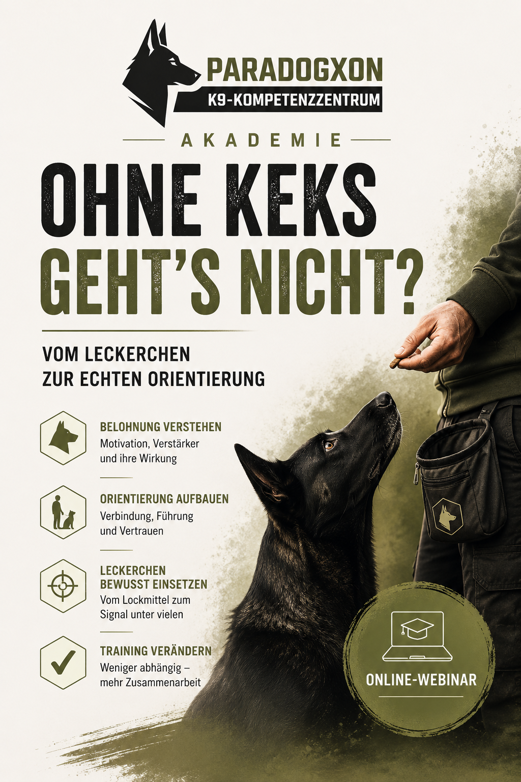 Ohne Keks geht´s nicht? - Vom Leckerchen zur echten Orientierung