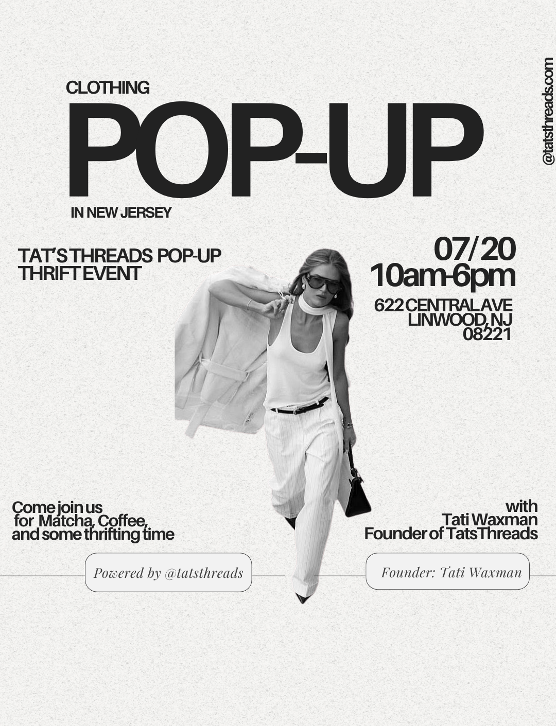 TAT'S THREADS THRIFTING POP-UP — TatiWaxmanStudio