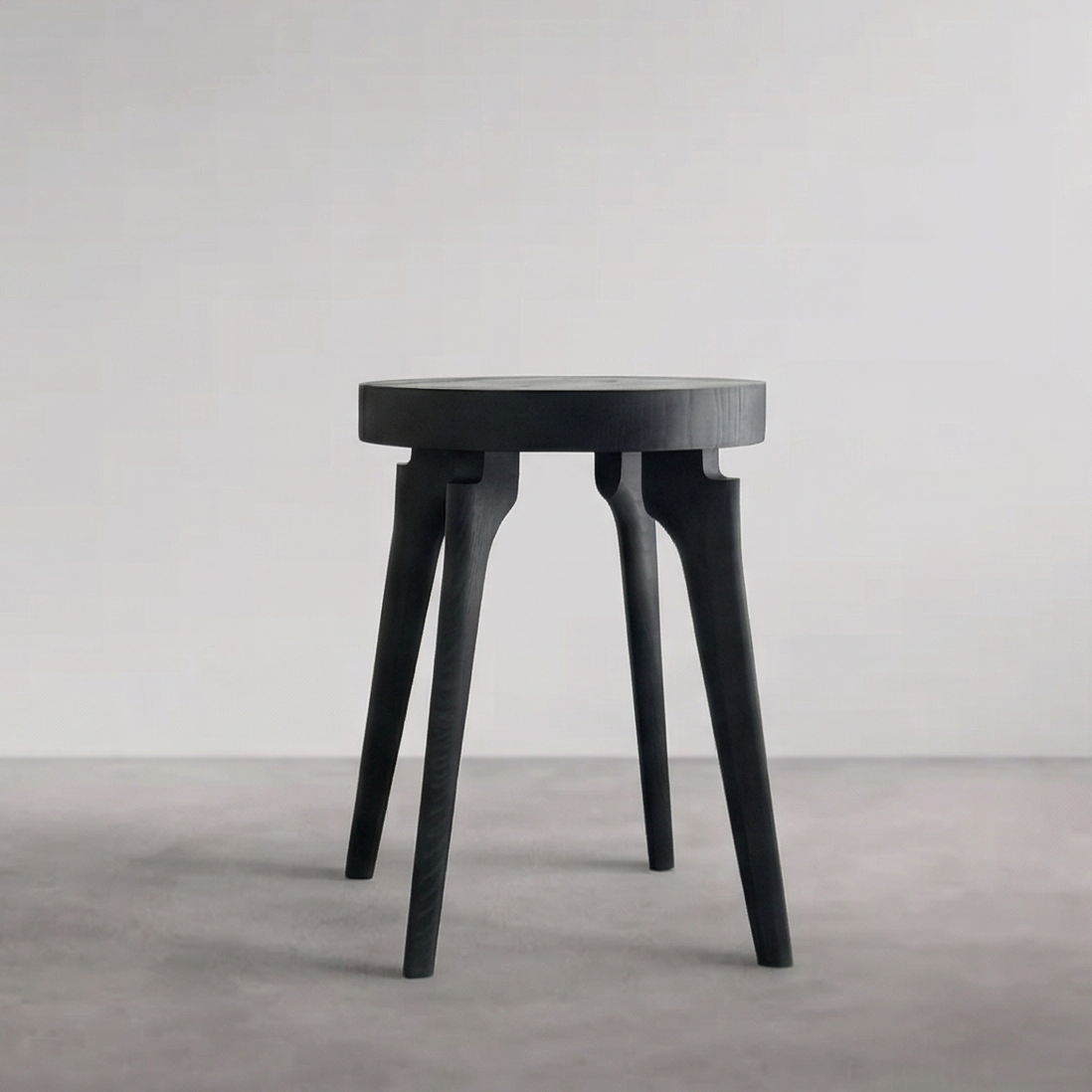 Side Table with End Grain Round Top