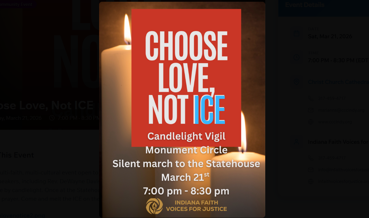 Vigil &amp; March - Choose Love, Not ICE
