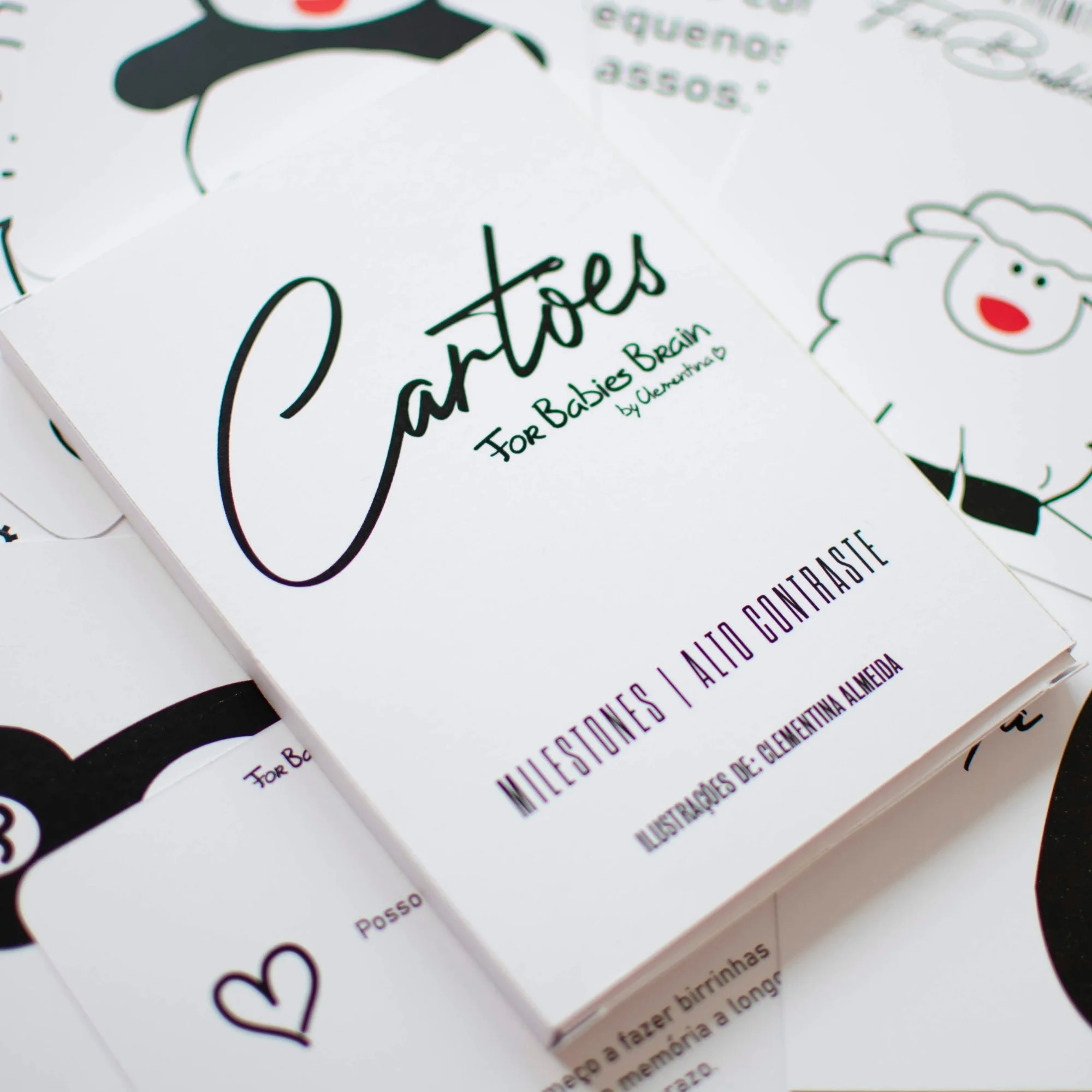 Cartões de Milestones ForBabiesBrain