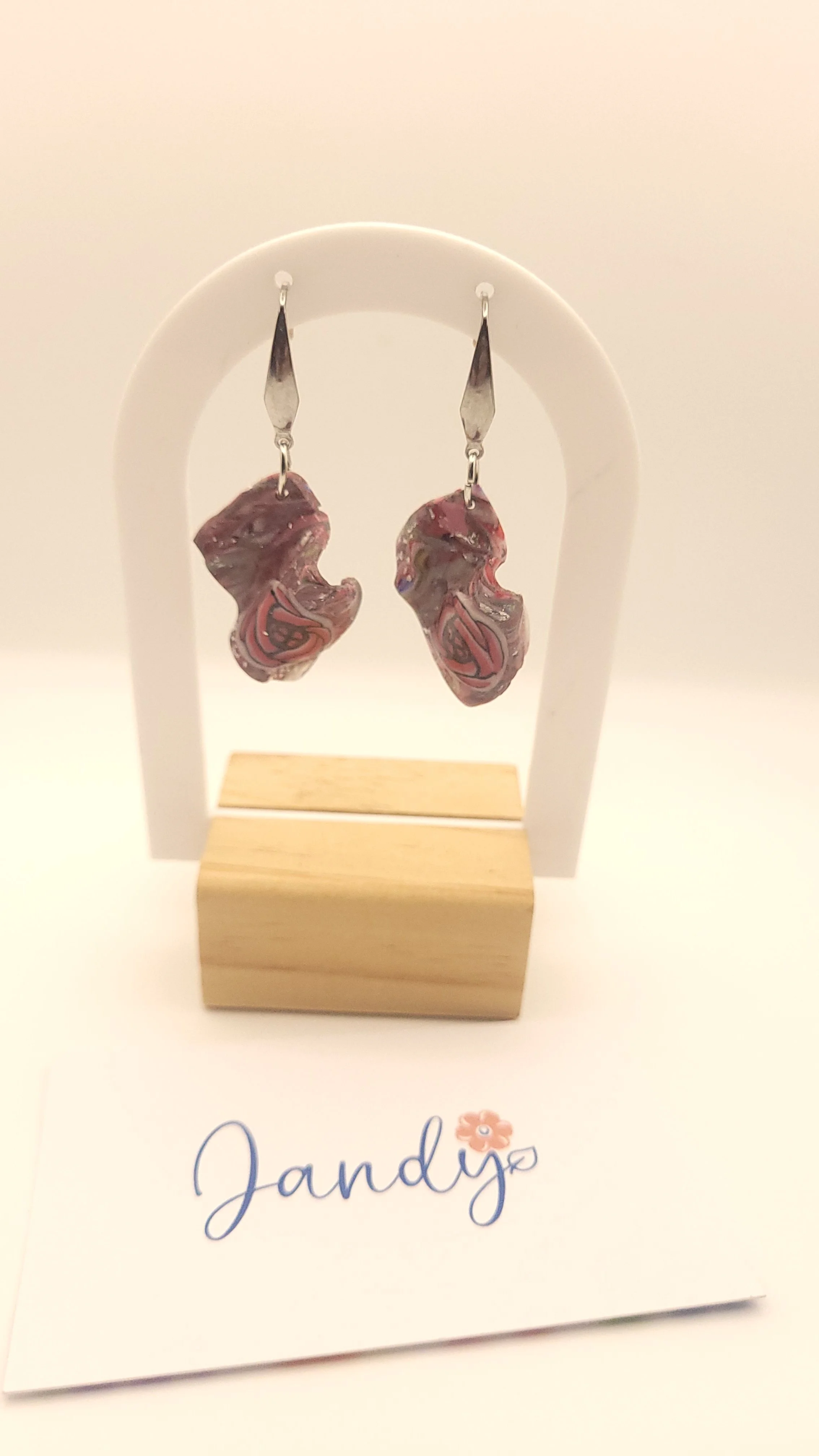 Handmade Clay Earrings by Jandy