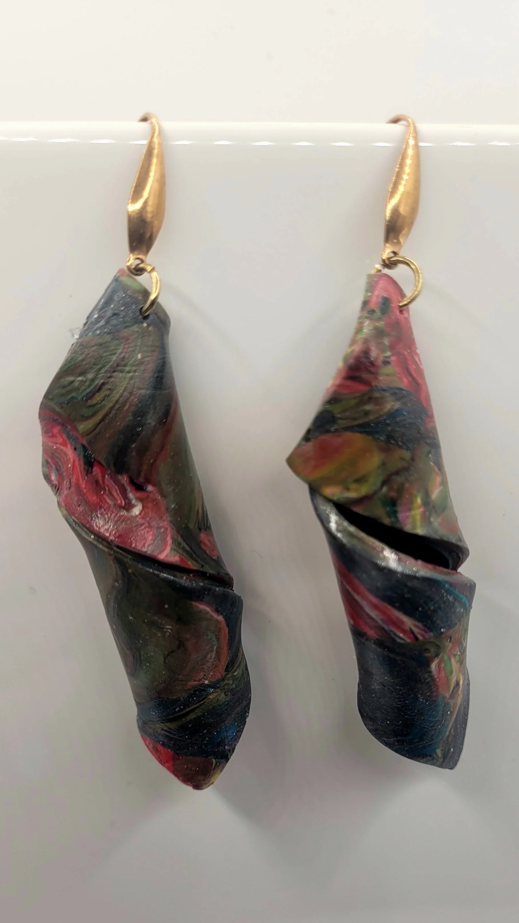 Handcrafted Polymer Clay Pattern Earrings