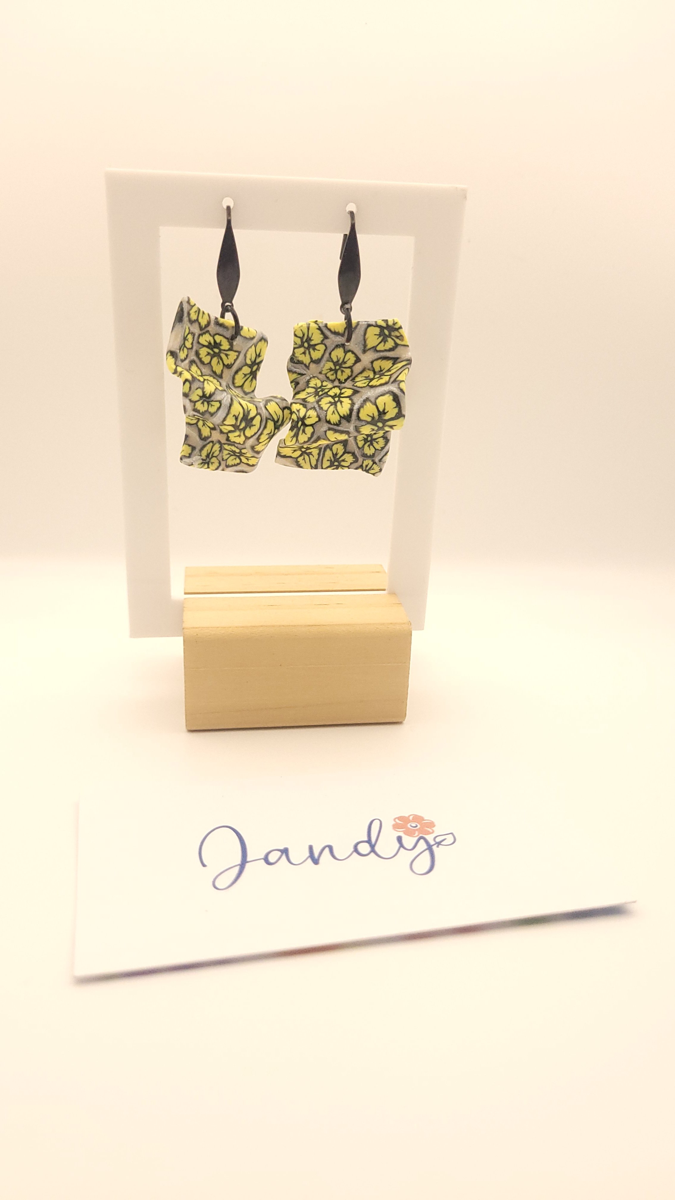 Handmade Polymer Clay Earrings by Jandy