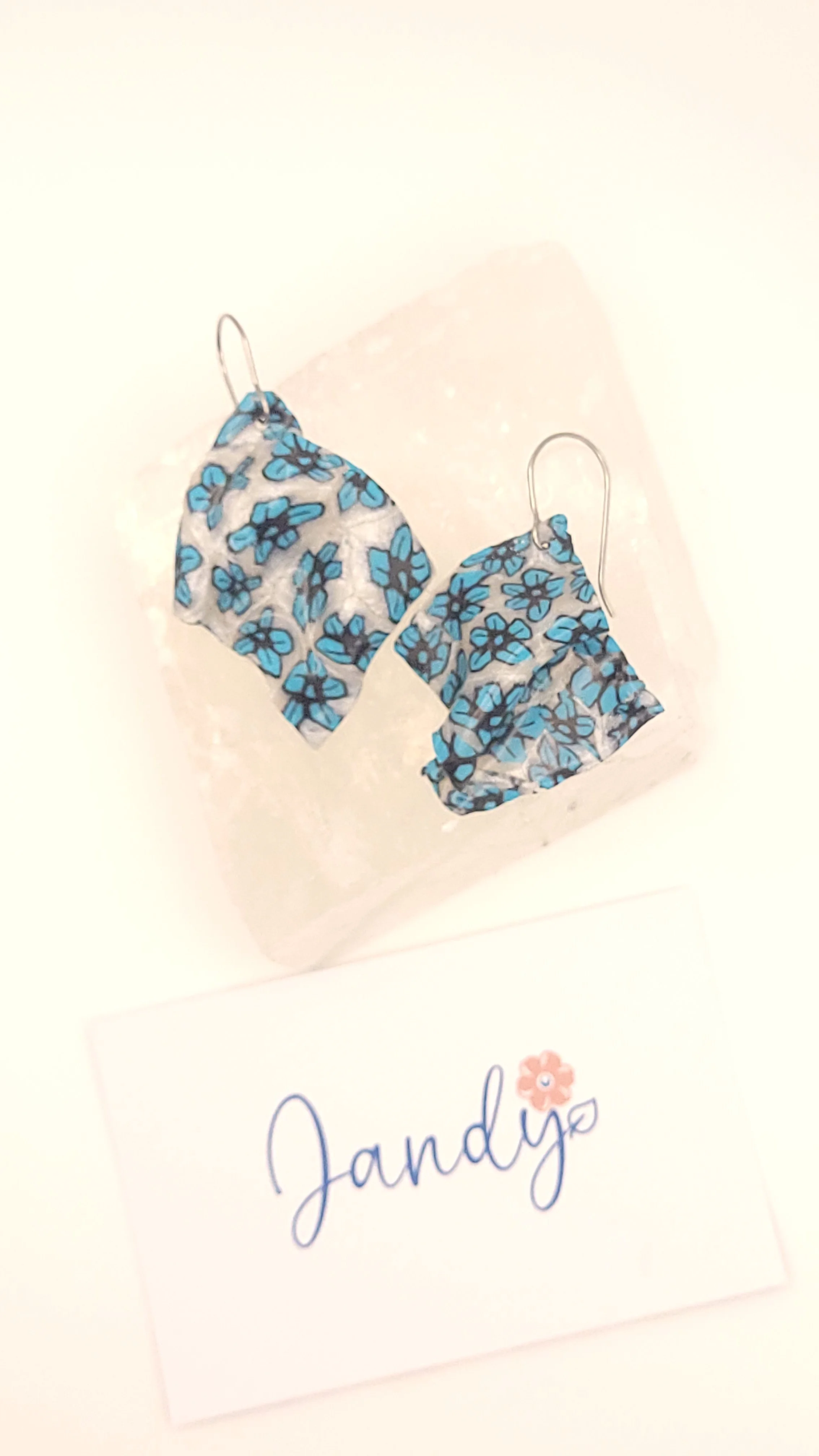 Handmade Clay Pattern Earrings by Jandy