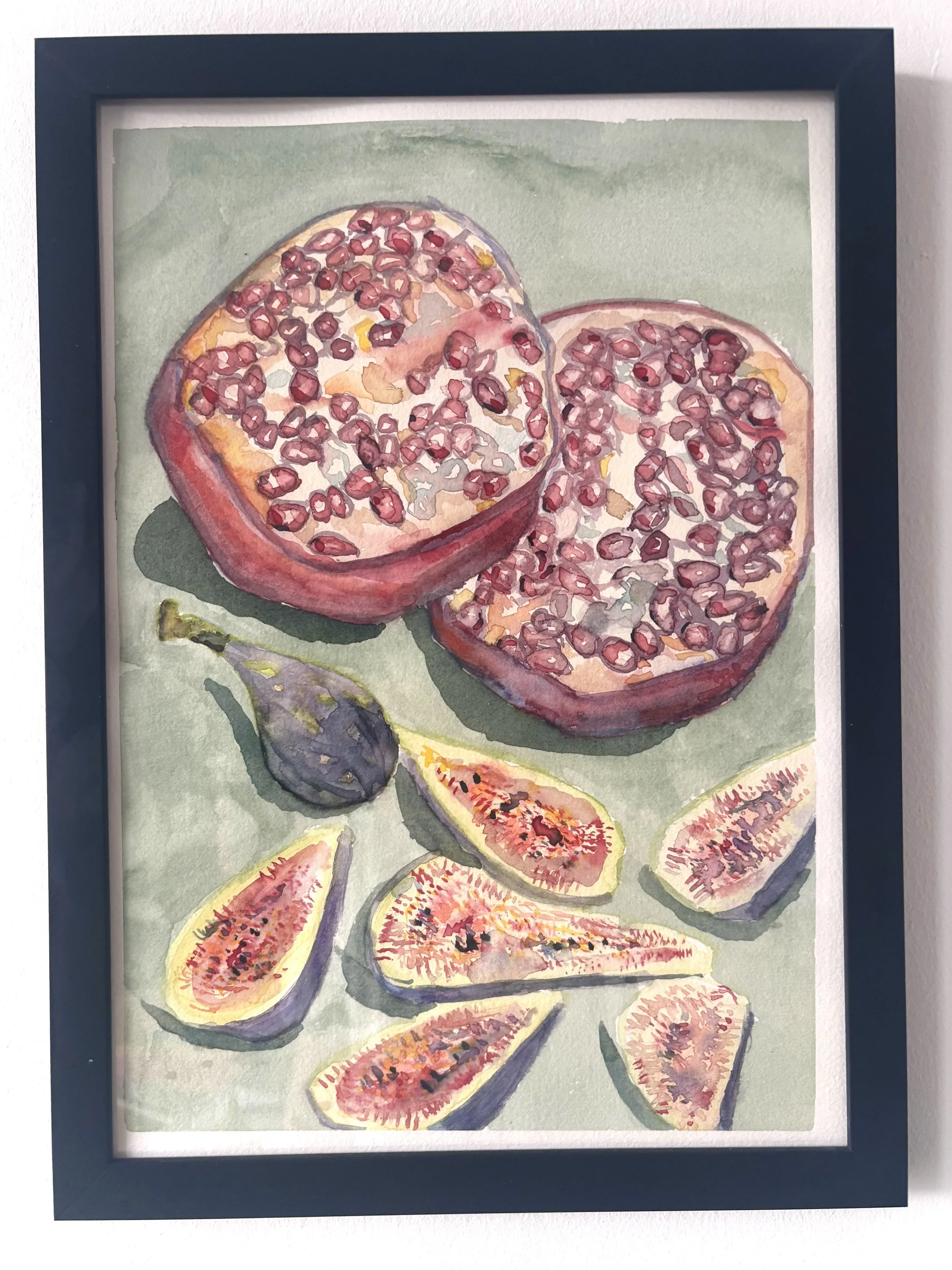 Pomegranate and fig
