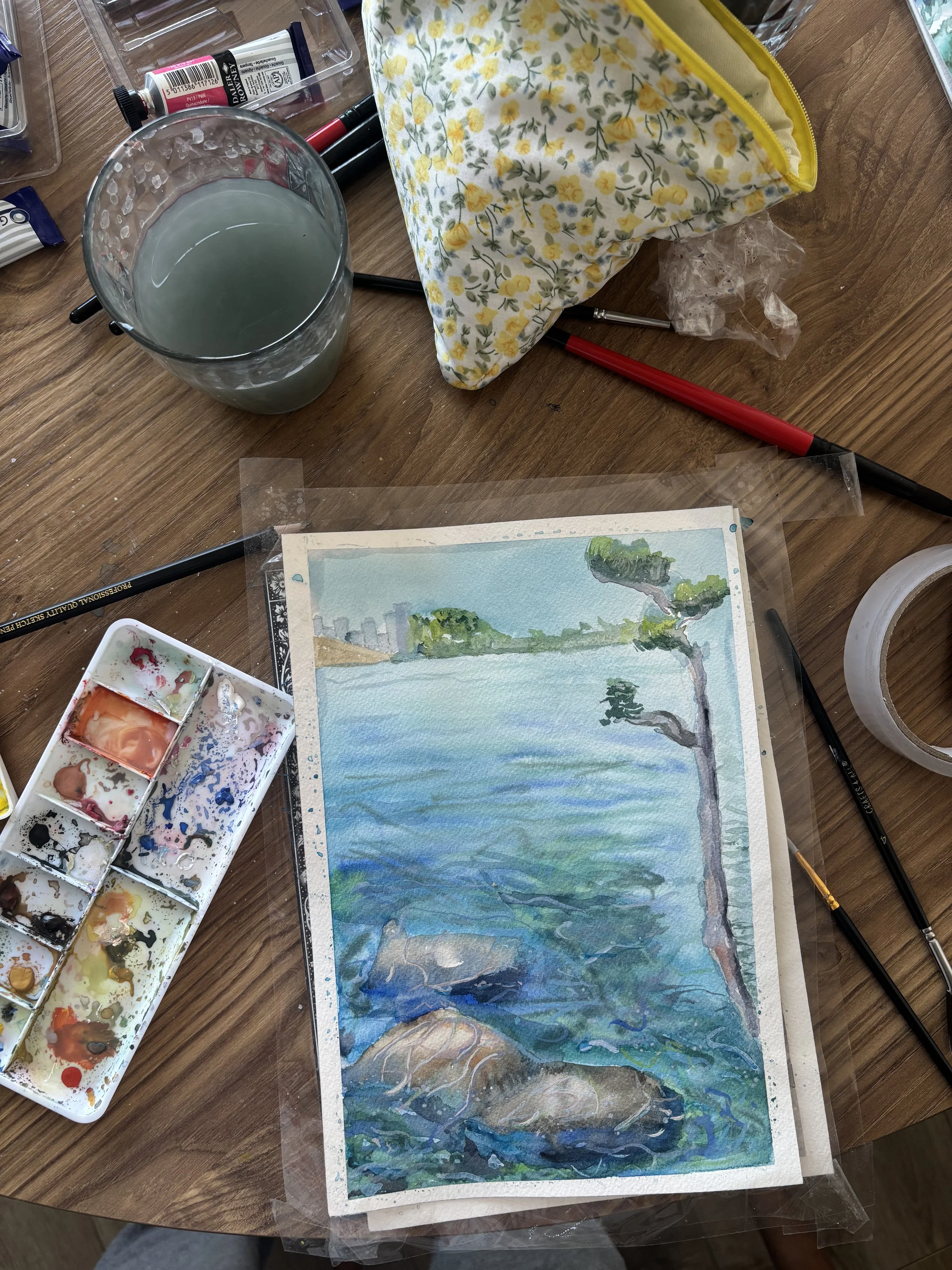 Coastal seaside rocks