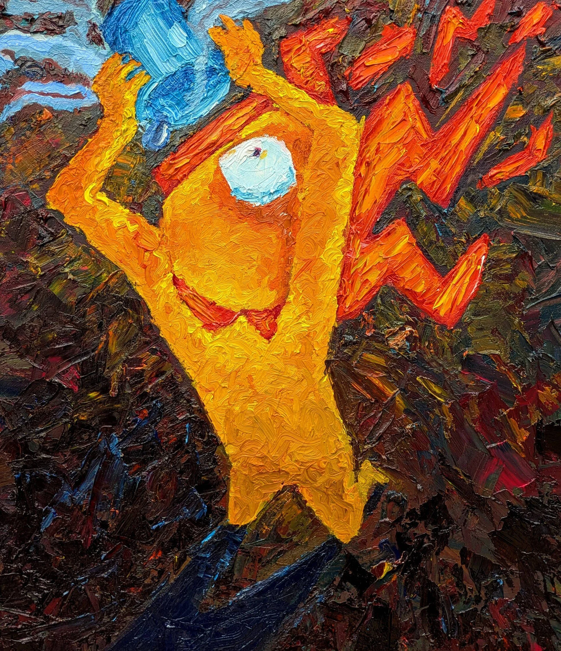 "The Empty Bucket"
2025, oil on canvas