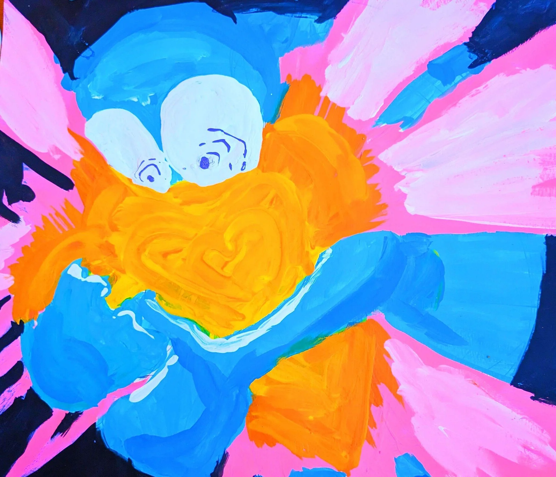 "A Poorly Kept Secret"
2022, acrylic on bristol