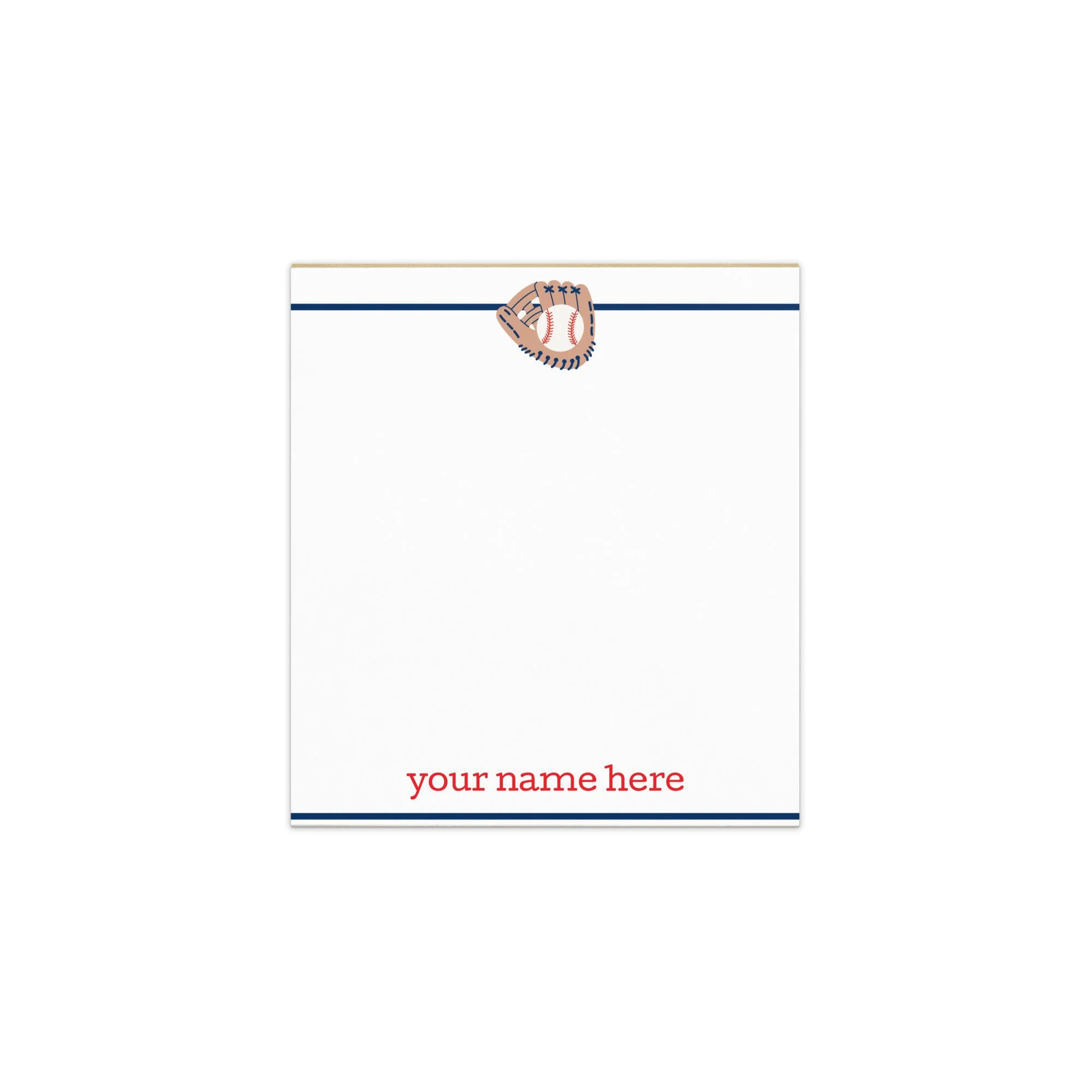Baseball Notepad