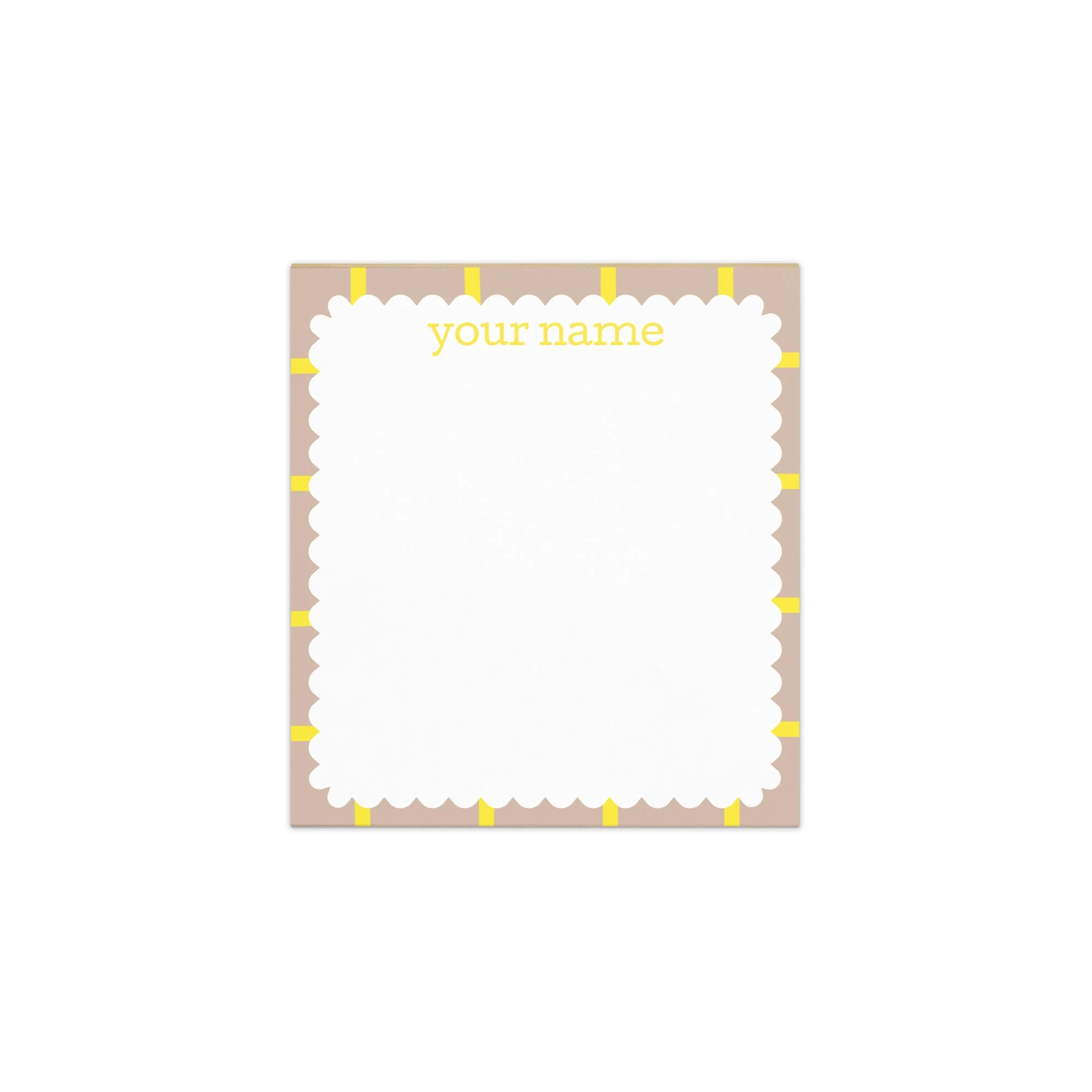 Spring - Scalloped Tan