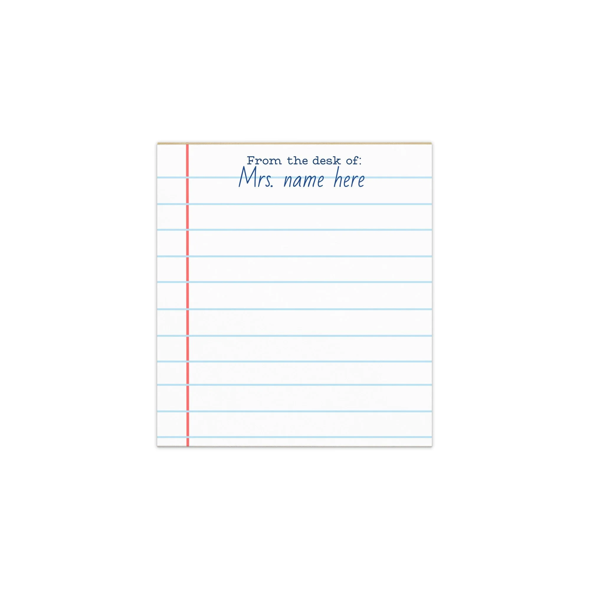 School is In Session Notepad