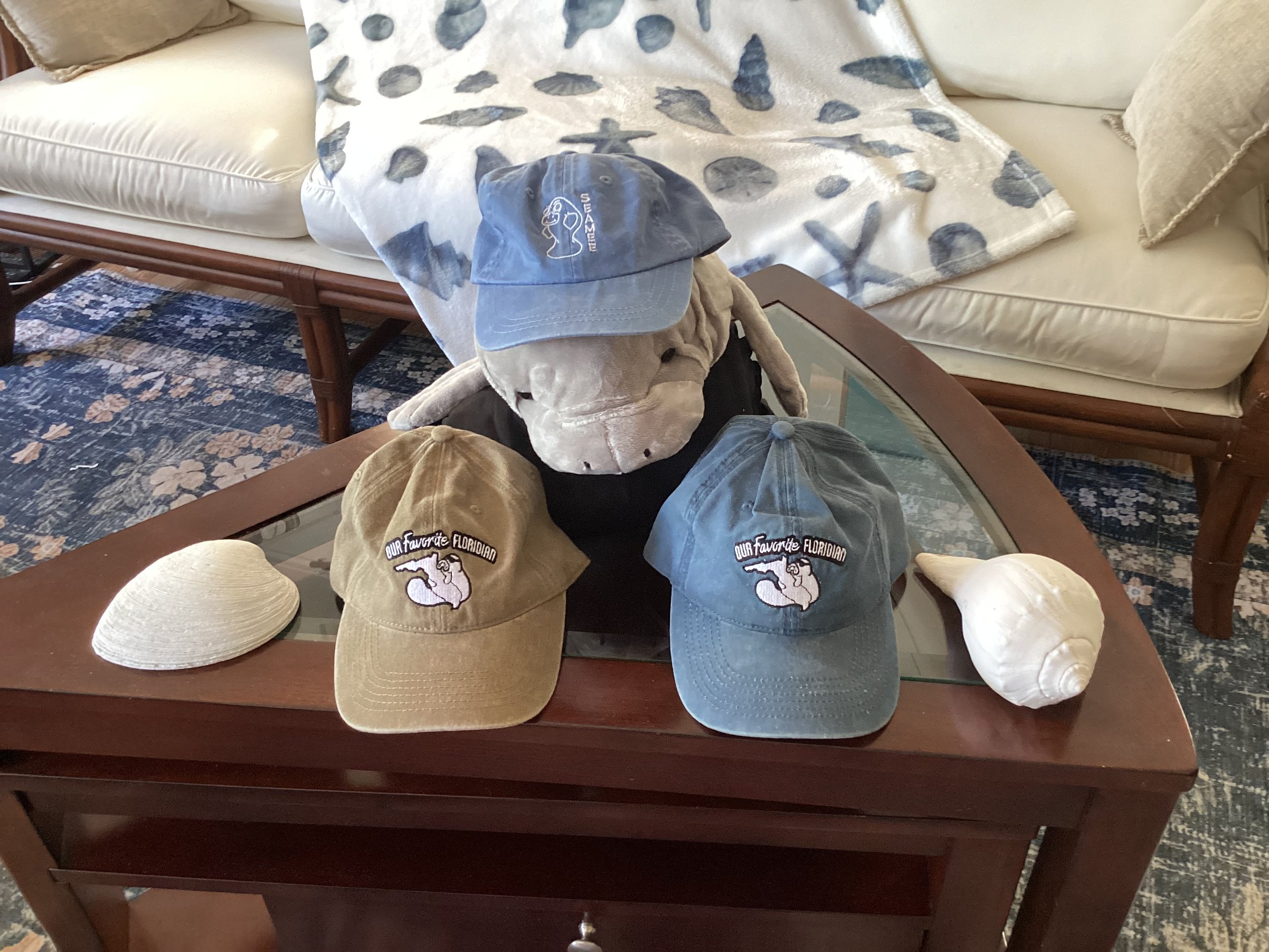 Florida Coastal Embroidered Adult Hats