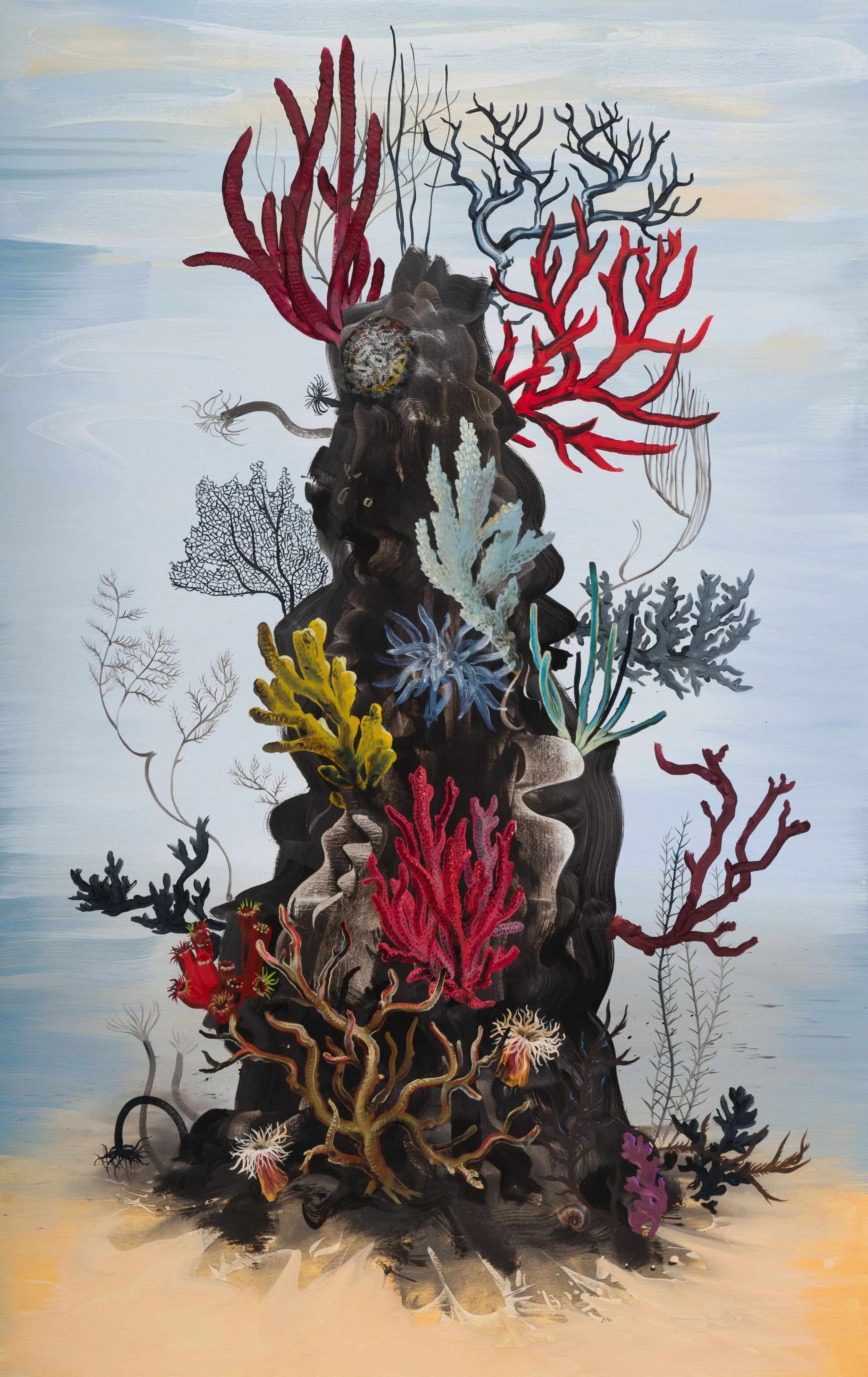 Dead-man's Fingers III –  oil on linen 220x250cm 2020 