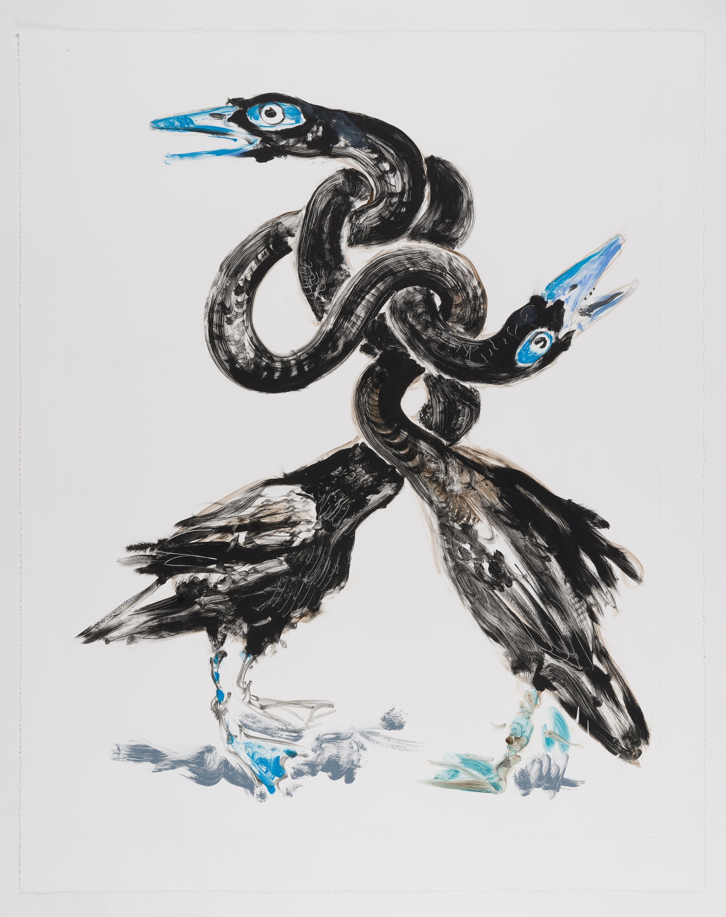 An Argument (Since Forgotten) –   Monotype – 80x100cm 2019 