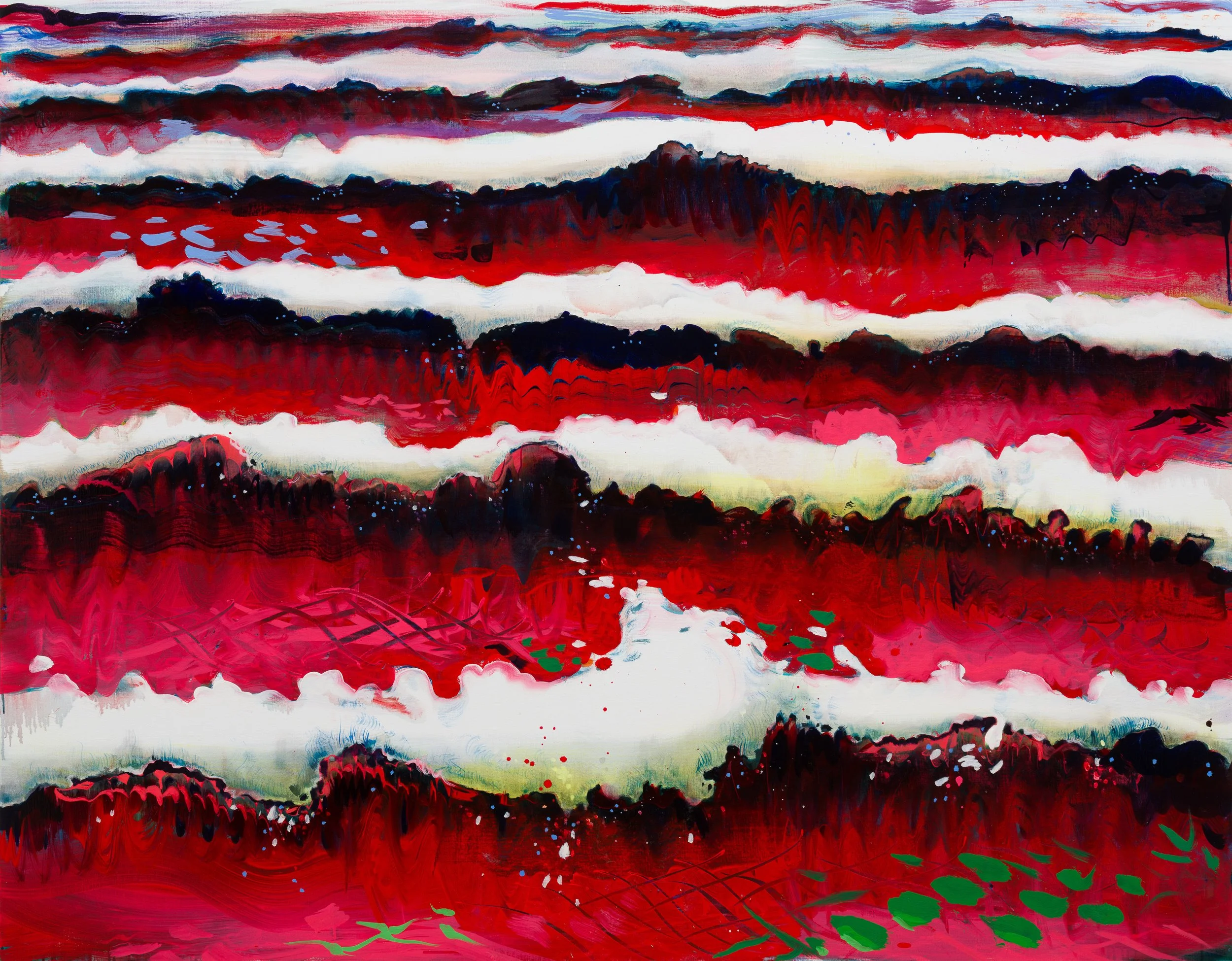 Wrath/Red Sea -  oil on linen 125x160cm 2024 