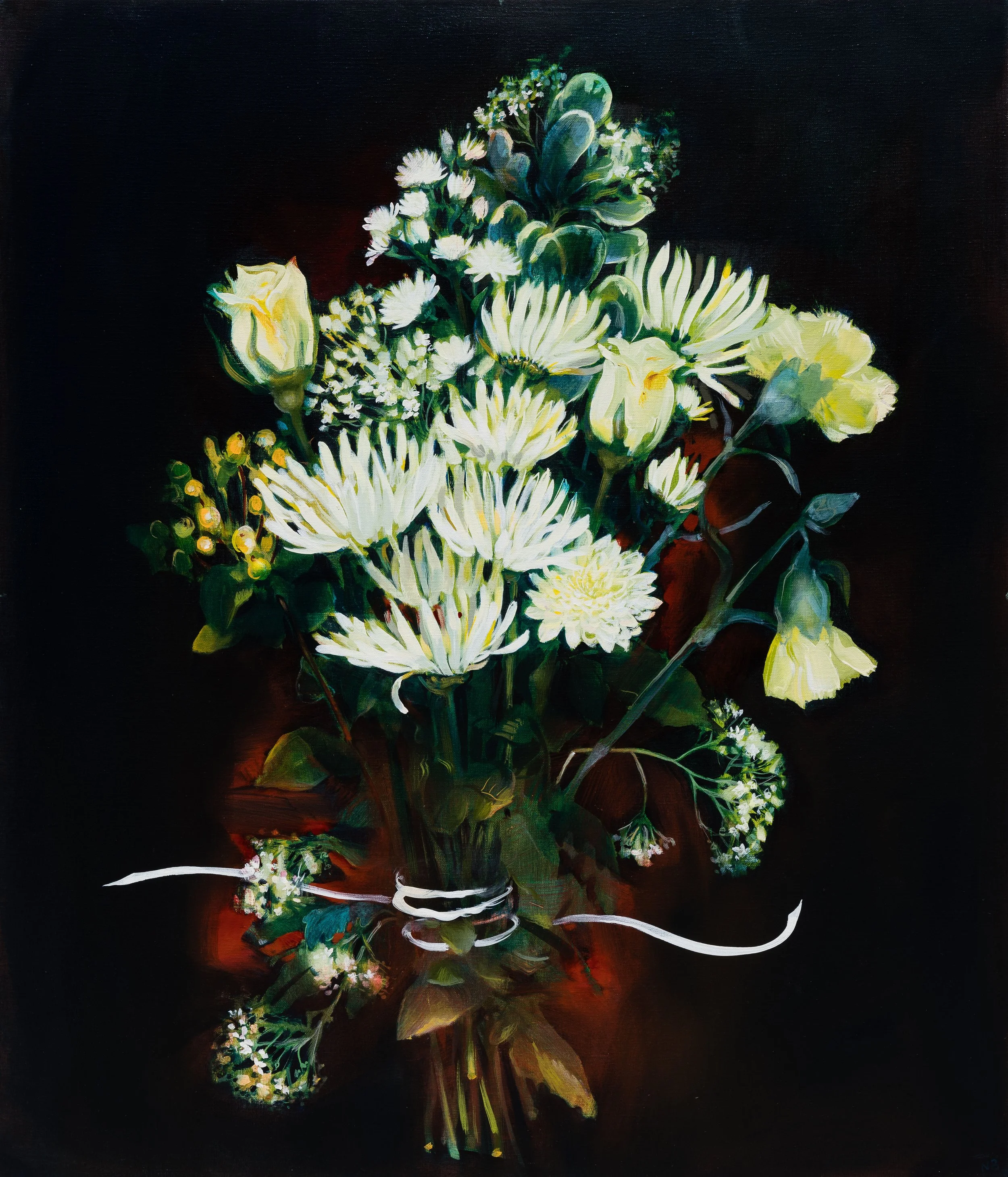 Blood Wedding – The Bouquet –  oil on linen 117x92cm 2019 