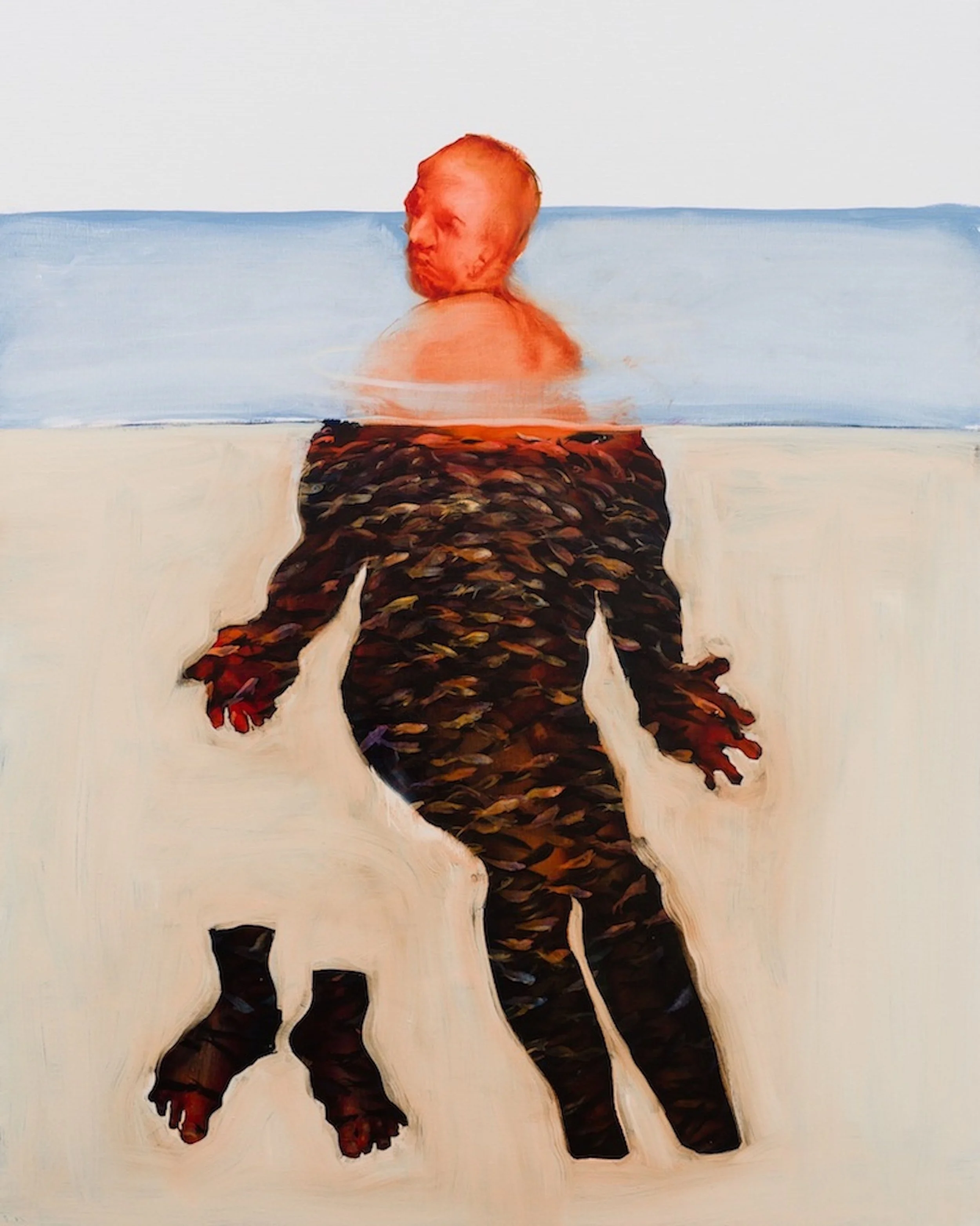 Spun –  Oil on linen 152x121cm 