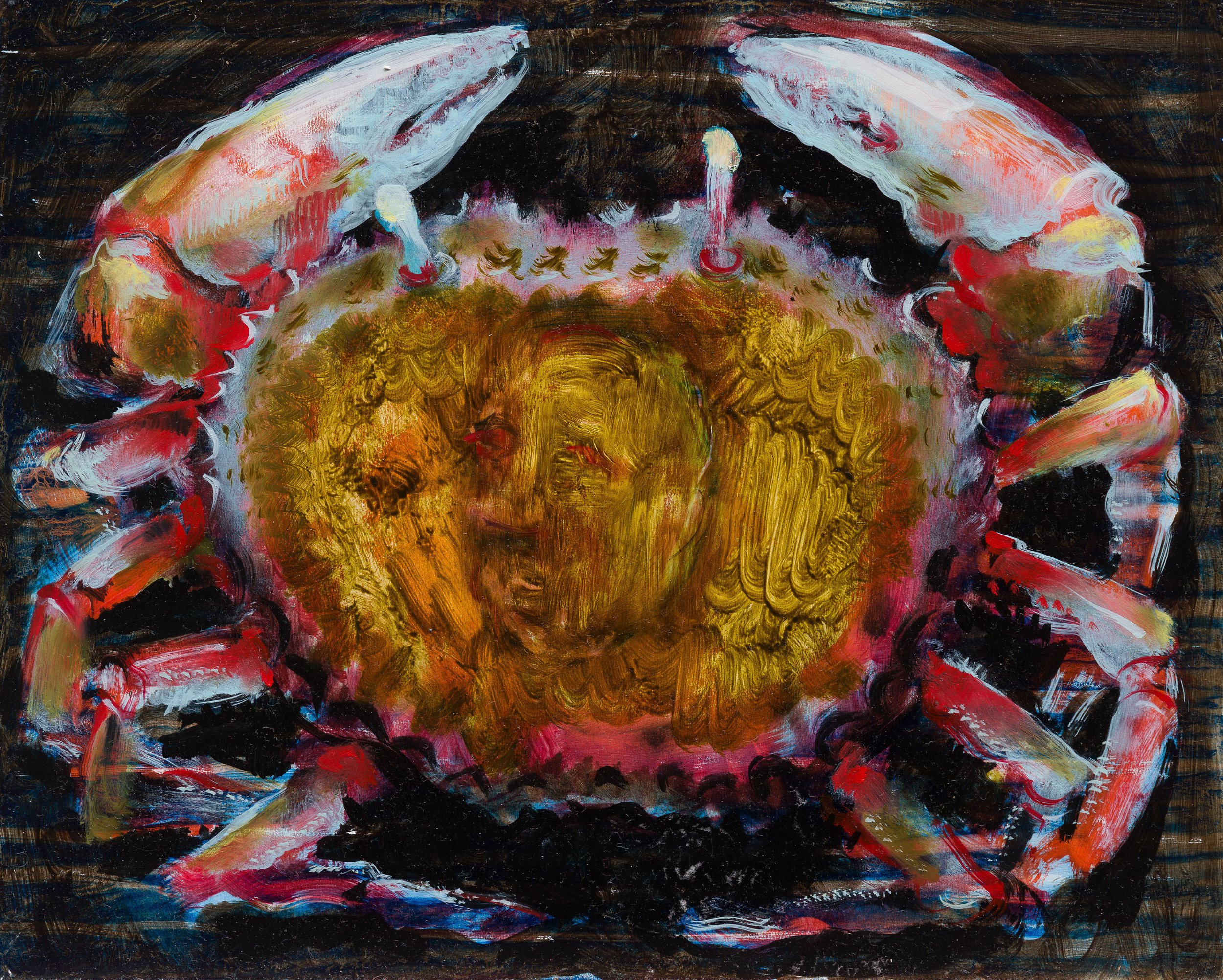 George Crabbe –  oil on panel 24x30cm 