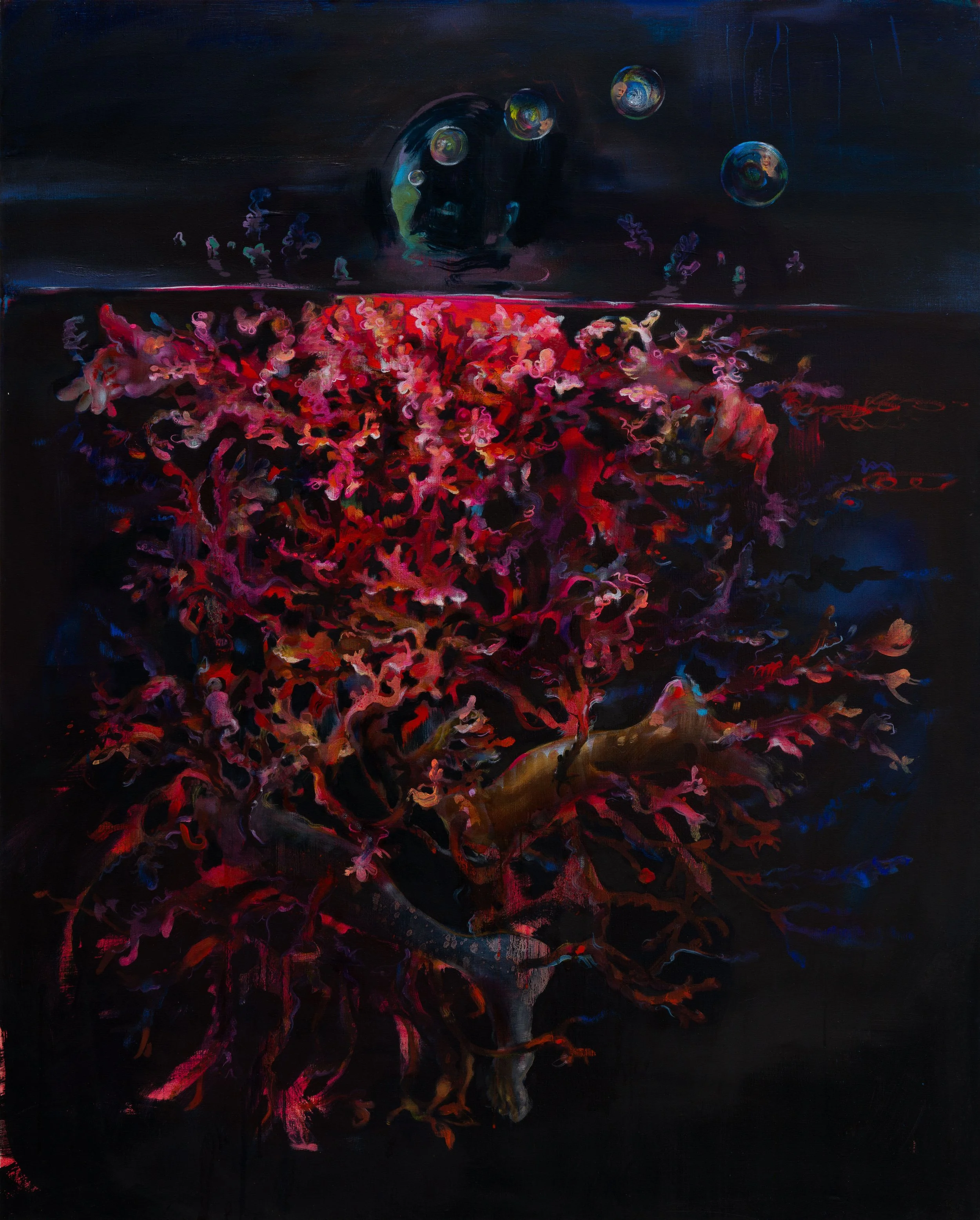 Garnished –  Oil on linen 152x121cm 