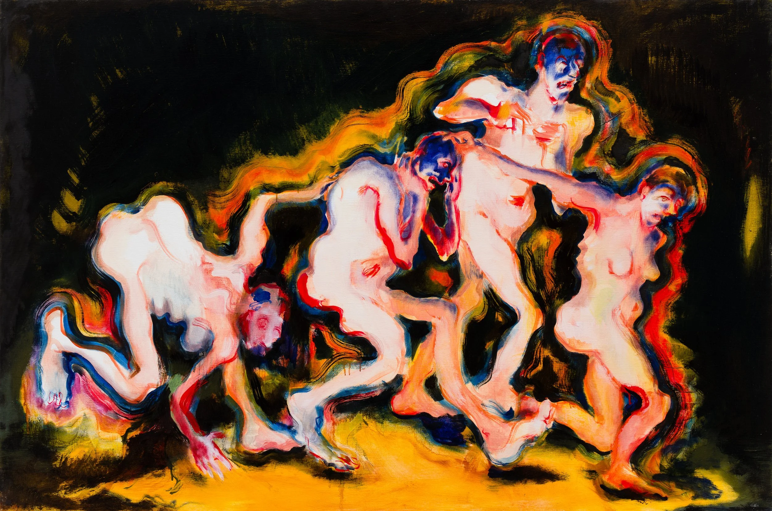 The Damned -  oil on linen 101x152cm 2024 