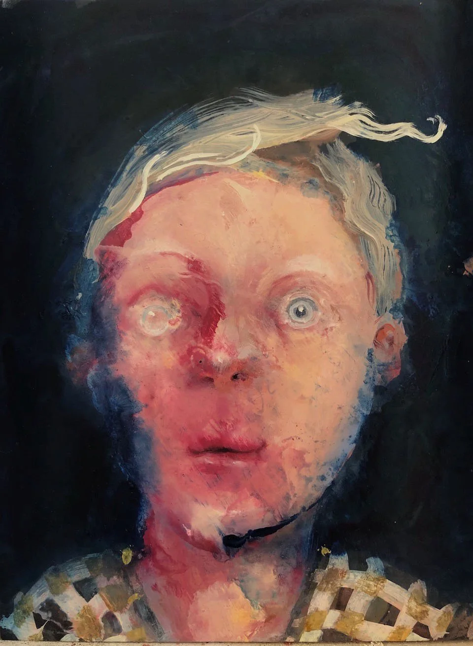 Gallant Boy –  oil on panel 25x18.5cm 2019 