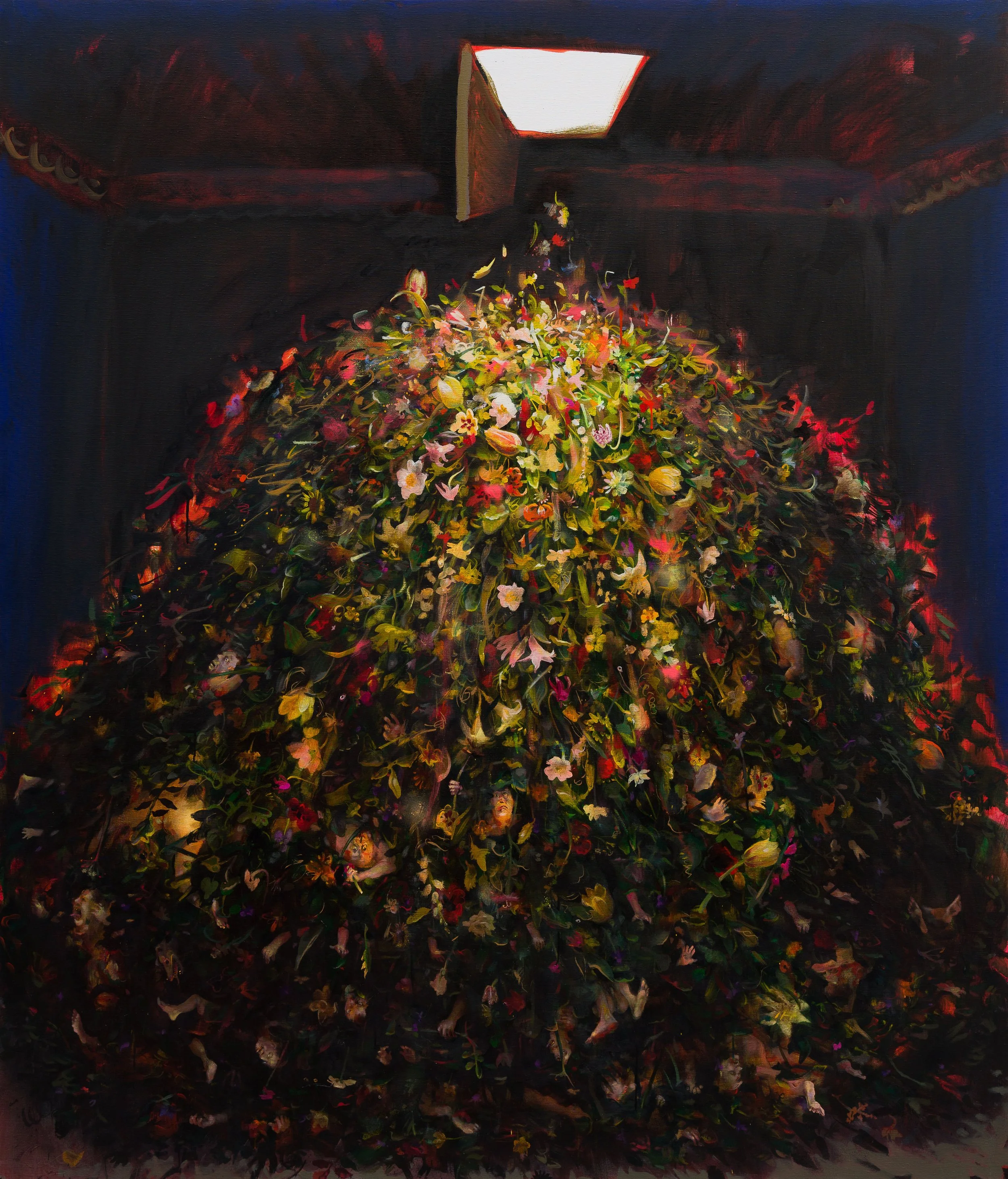 Heliogabalus –  oil on linen 213x183cm  2018 