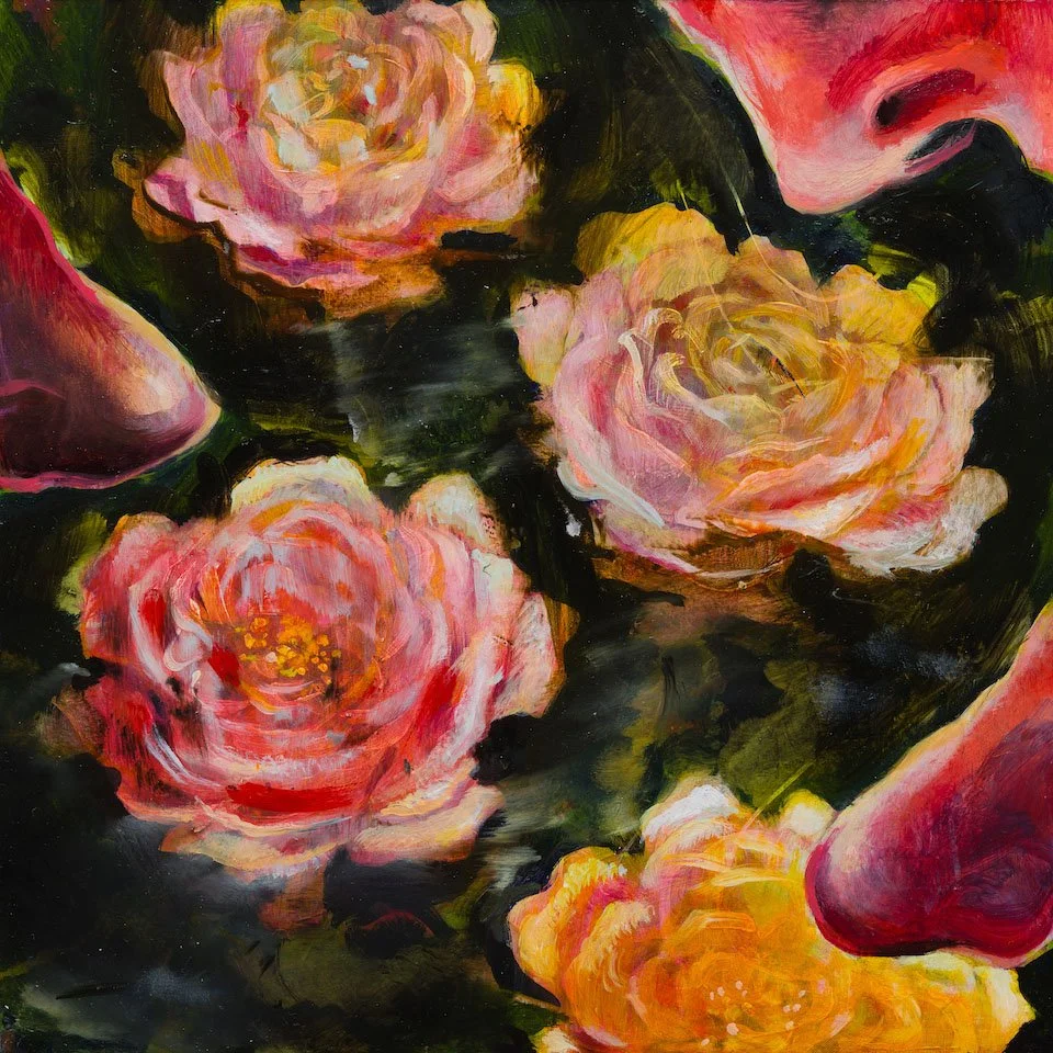 Scent –  oil on panel 30x30cm 2023 