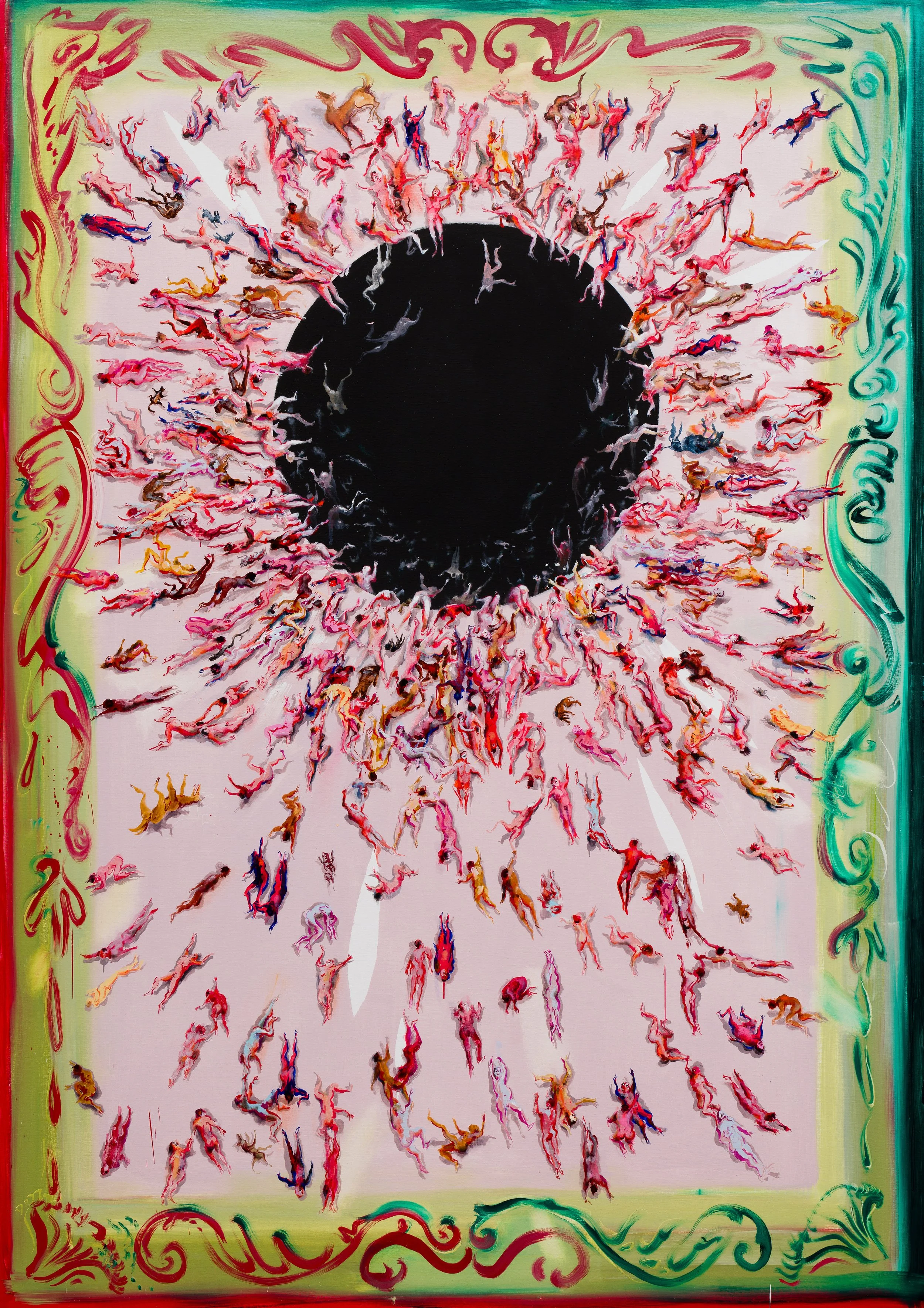 Gluttony/Orifice -  oil on linen 298x198cm 2026 