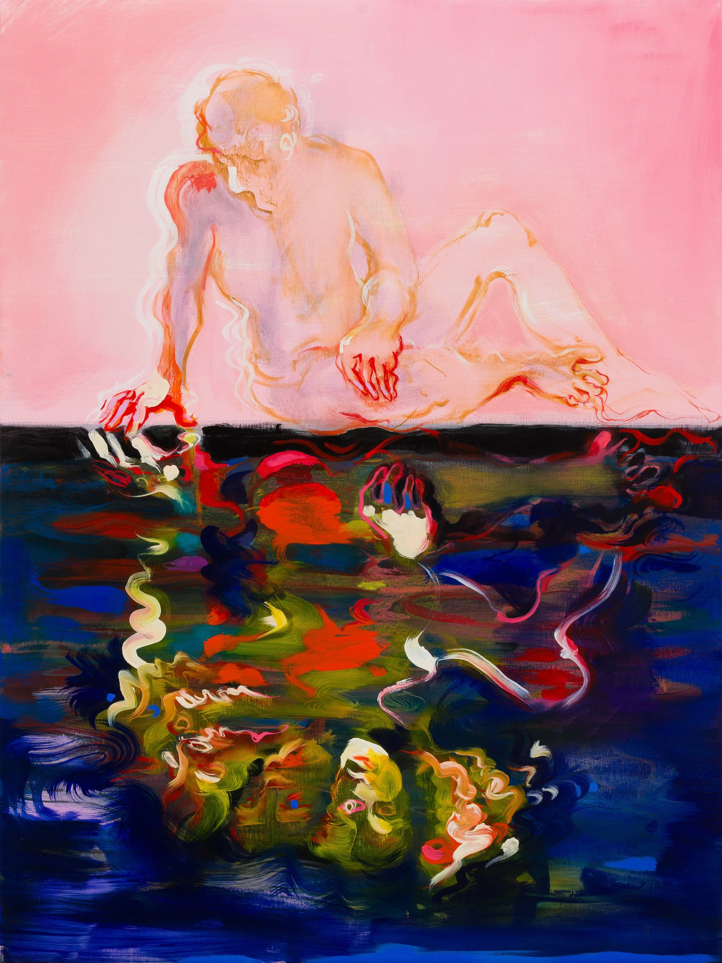 Vanity/Pool -  oil on linen 121x91cm 2025 