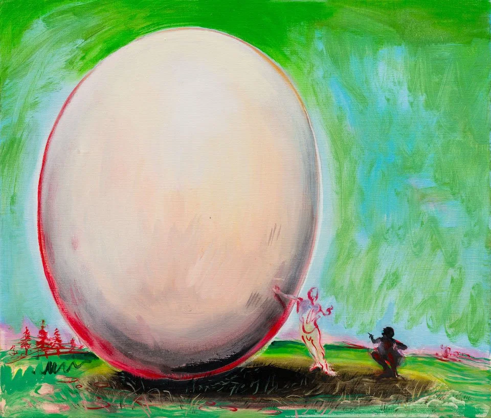 Egg –  oil on linen 60x70cm 2025 