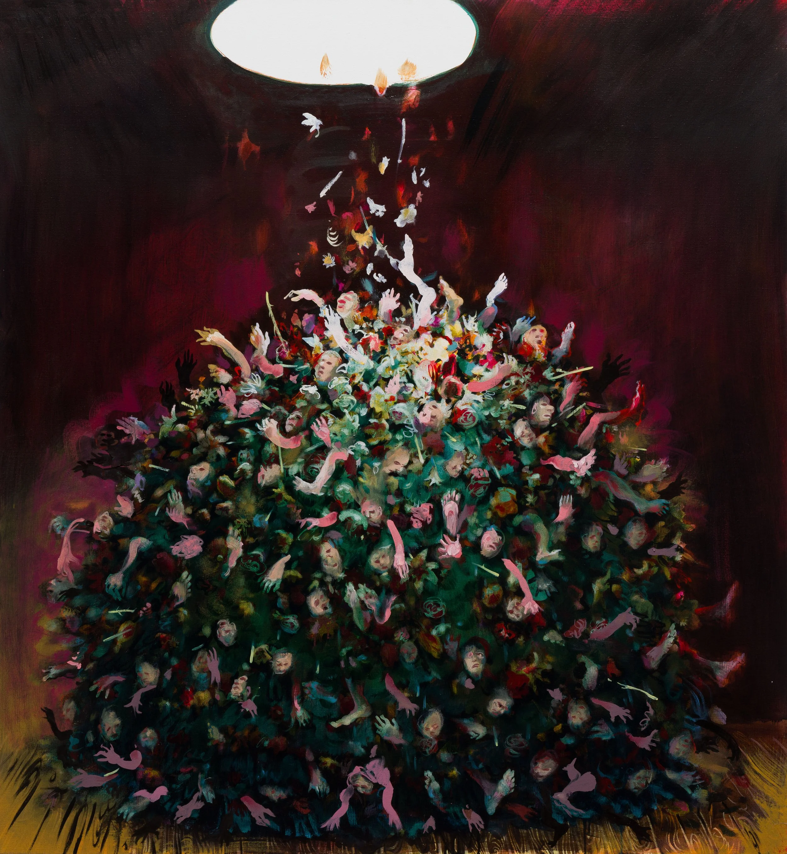 Heliogabalus I –  oil on linen 132x121cm 2018 