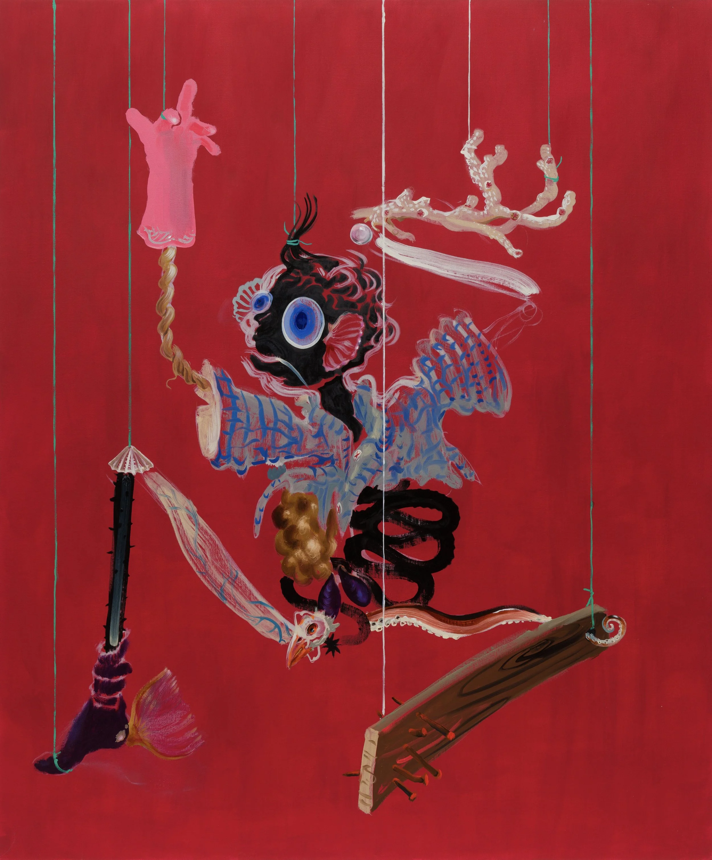 Ship-wrecker –  oil & acrylic on linen 152x121cm 2022 