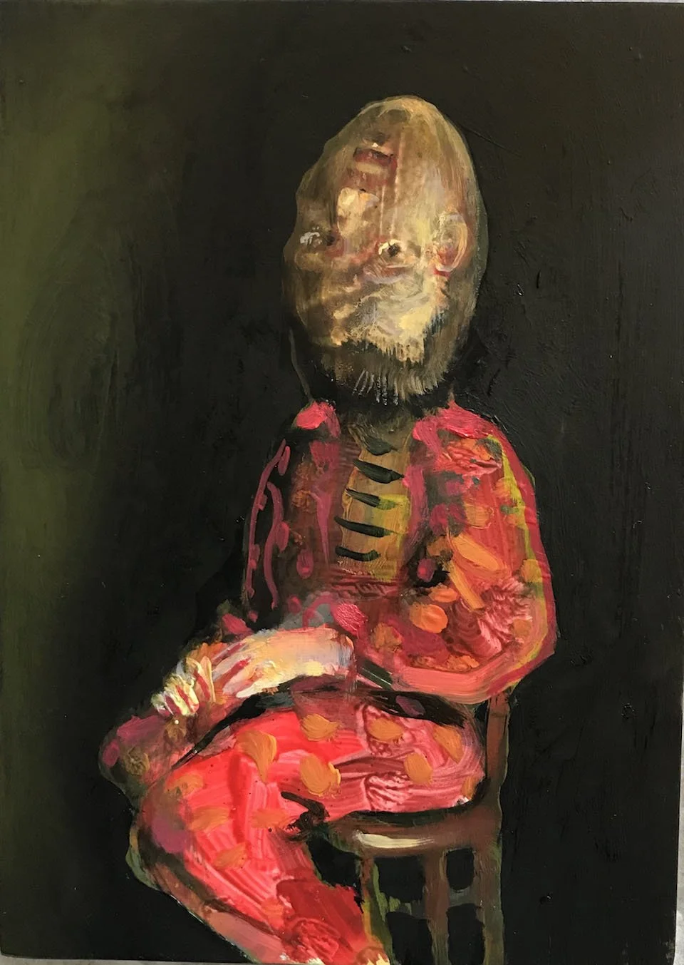 Badly Put Together –  oil on panel 18x13cm 2017 