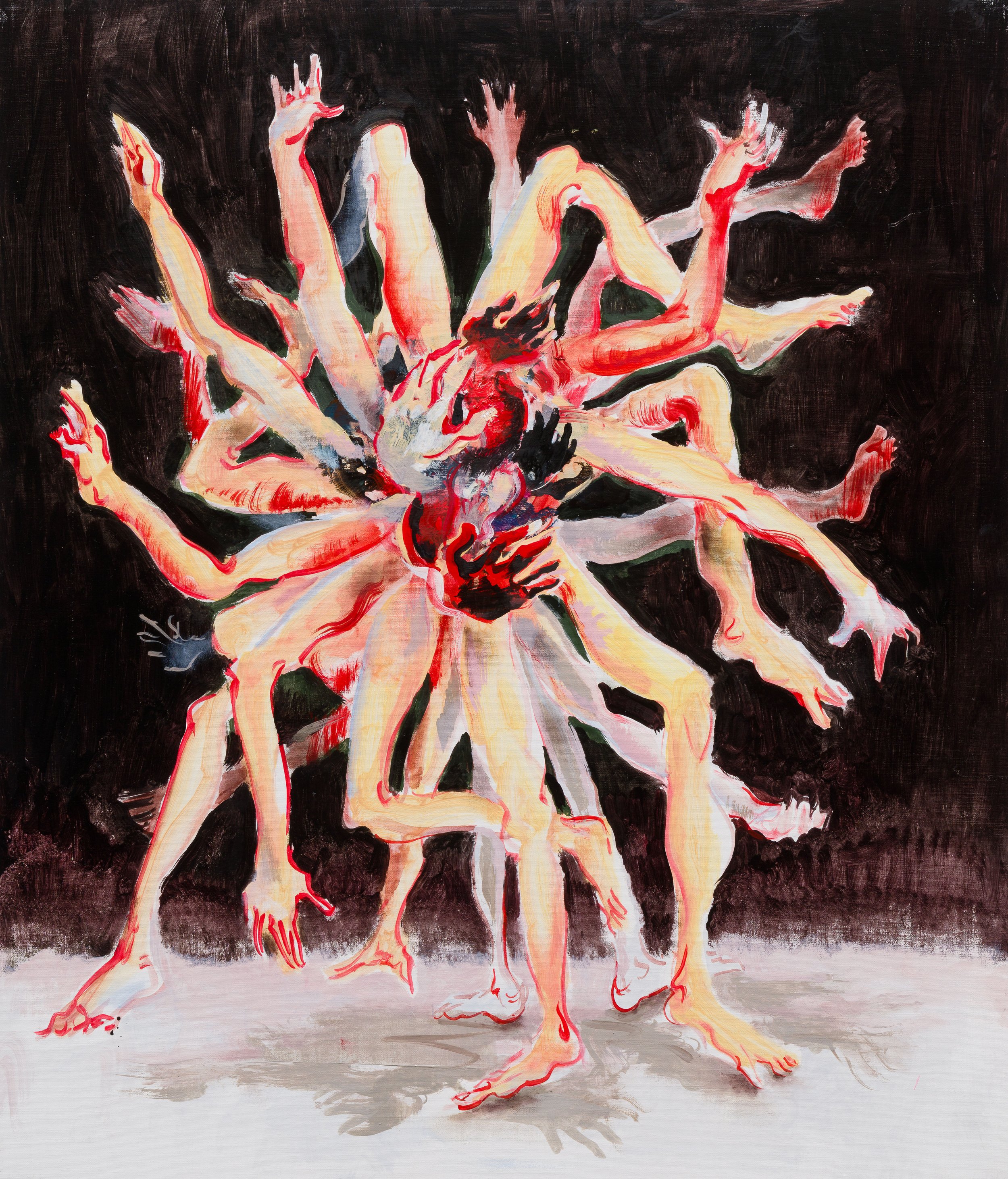 Arm and Leg Thing –  oil on linen 70x60cm 2025 