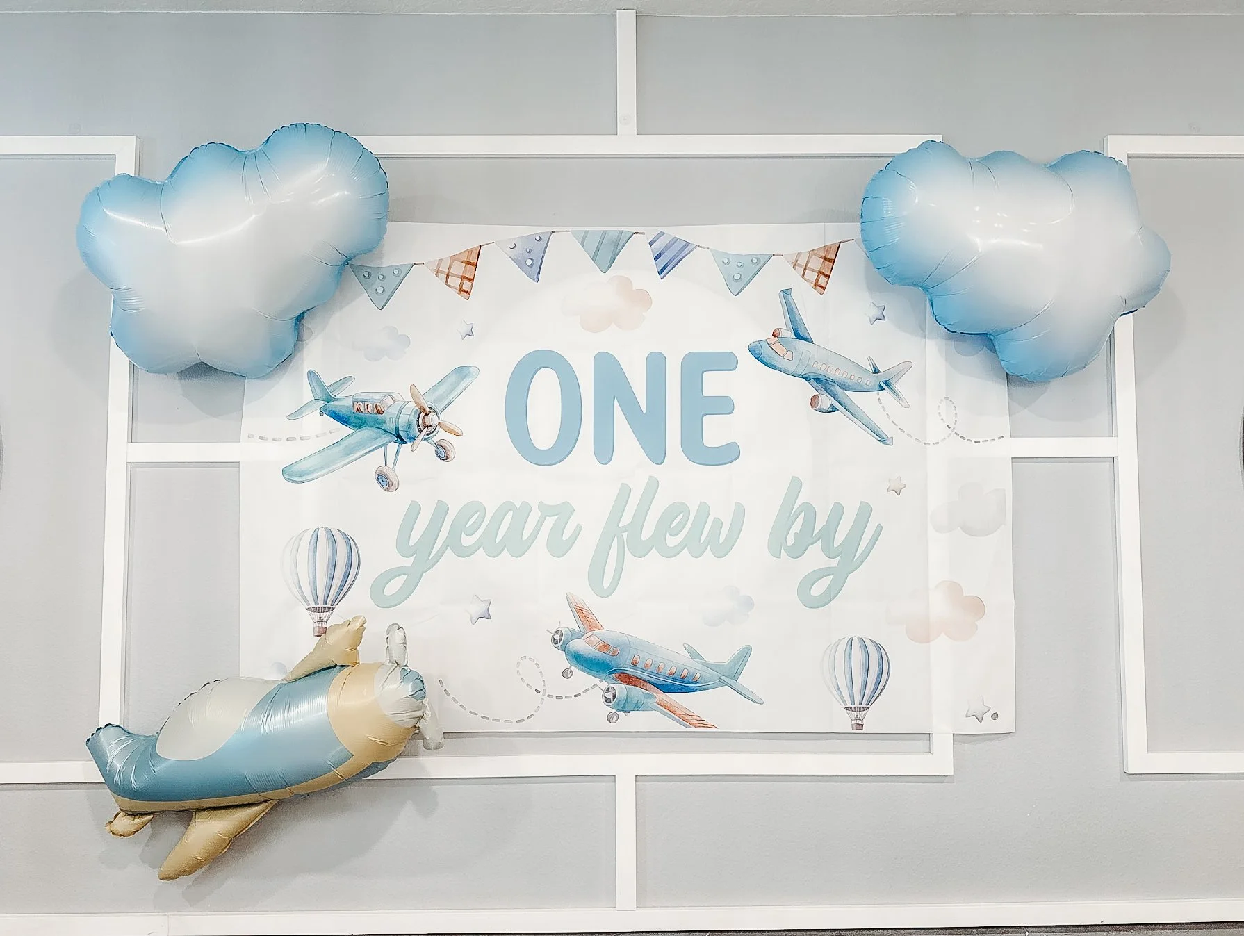 1st birthday boy party theme airplanes