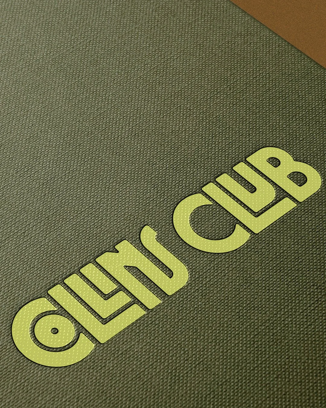 Collins club Menu cover