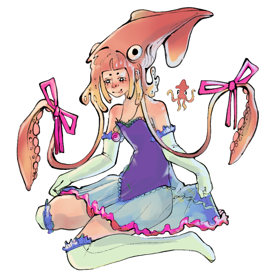 Squid Girl Sticker